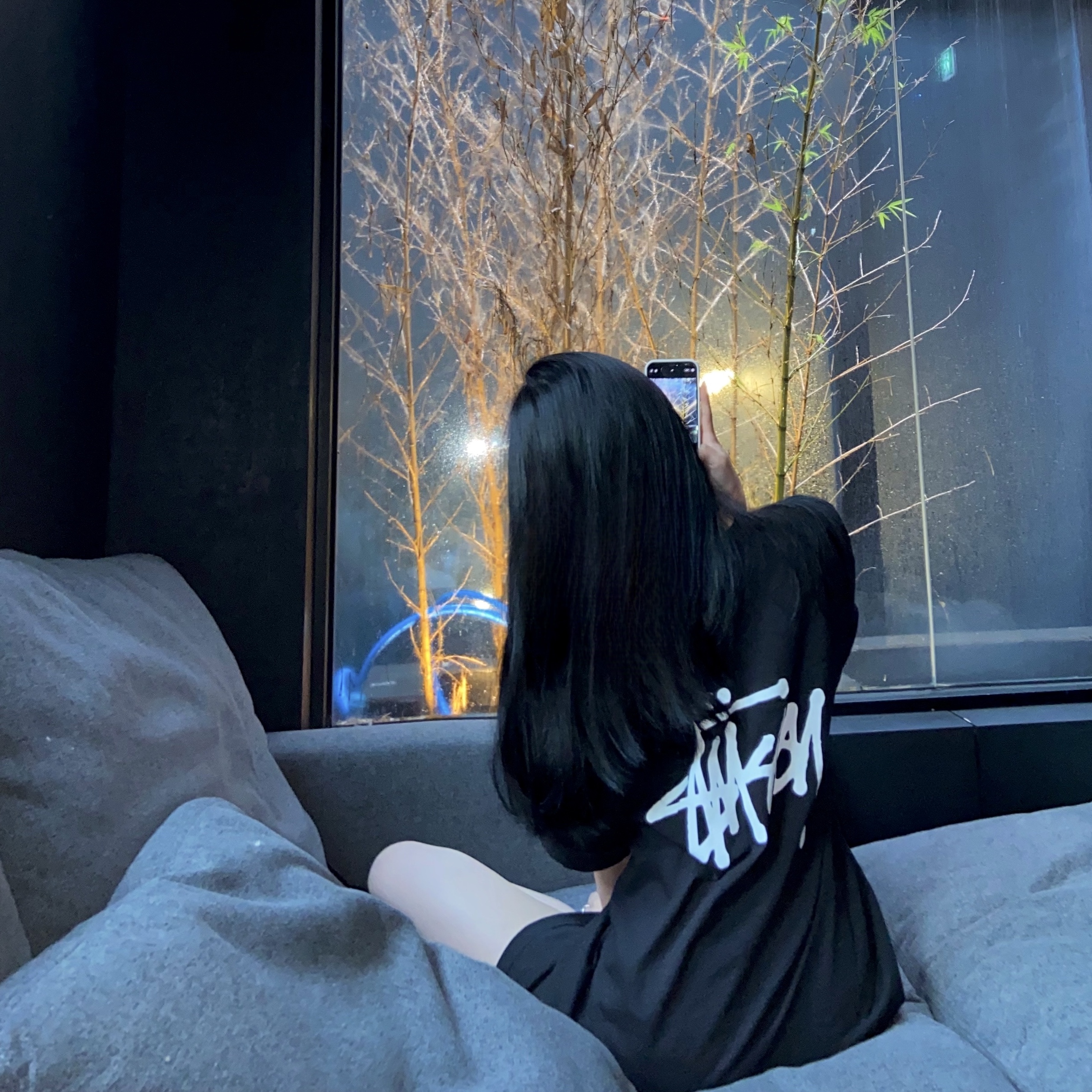 Stussy Basic Stussy T-Shirt Black 2024, 2025 착용 스타일