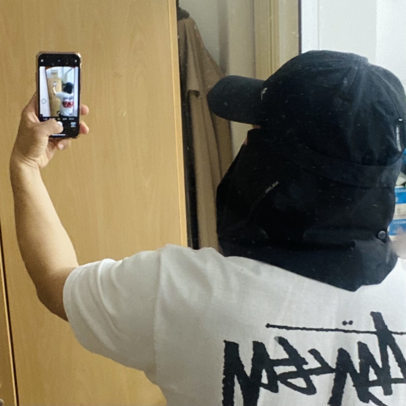 Converse x A-Cold-Wall Baseball Hat Black 착용 스타일