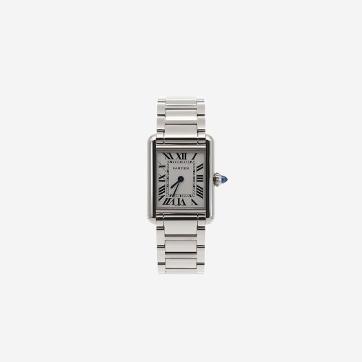 Cartier Tank Must Watch Small Quartz Steel Bracelet Steel