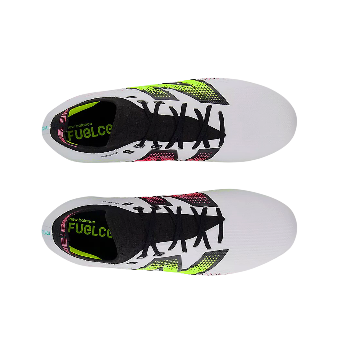뉴발란스 테켈라 v4+ 프로 로우 FG 화이트 하이라이트 - 2E 와이드(New Balance Tekela v4+ Pro Low FG White Hi-Lite - 2E Wide) - 2