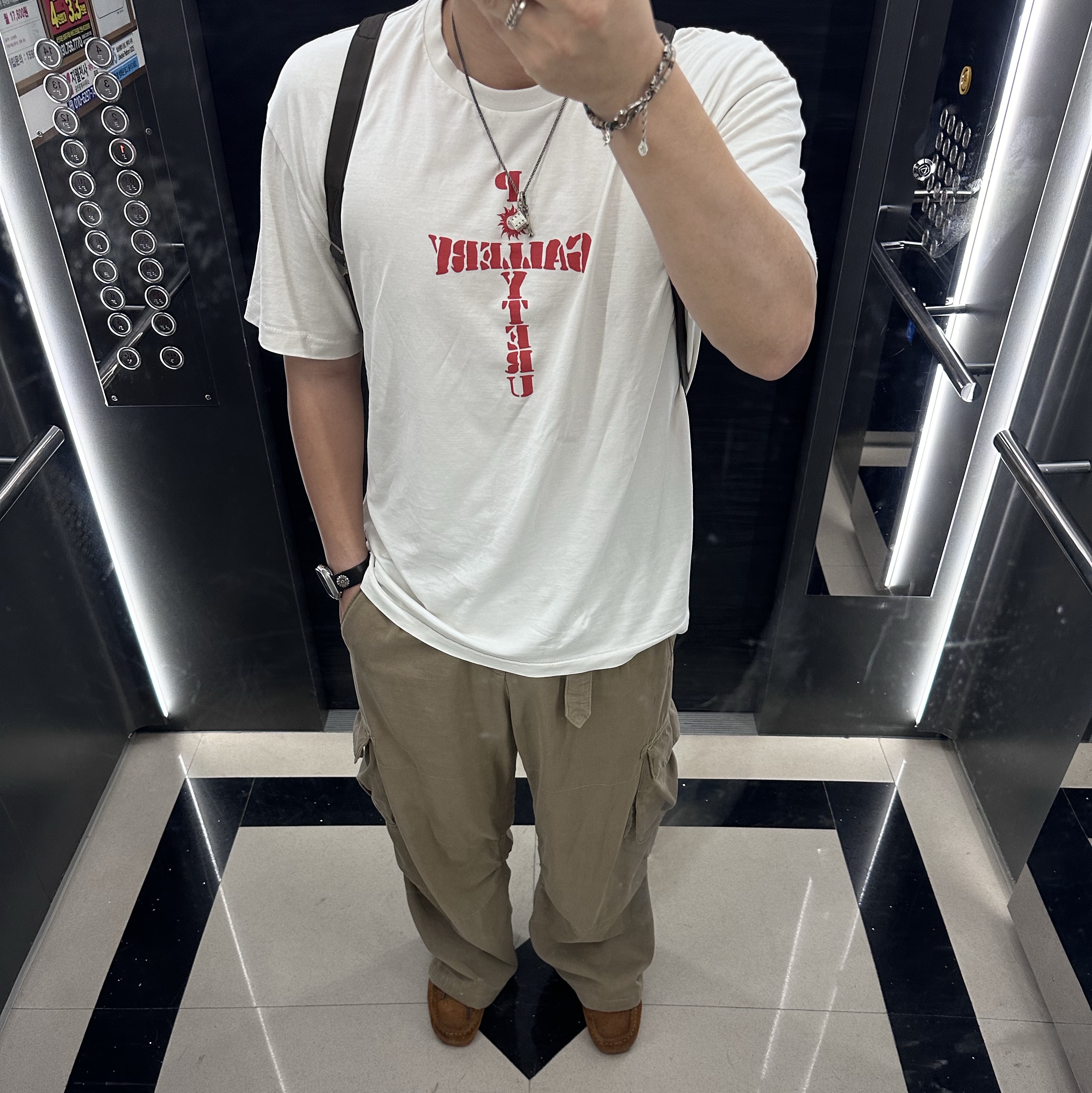 Polyteru Belted Cargo Pants 1.2v Deep Beige, [프리오더] Polyteru Wallabee Shoes Mid Deep Brown 착용 스타일