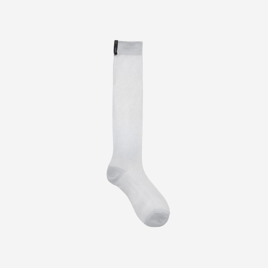 (W) Matin Kim Glitter See Through Socks White 상세 이미지 1