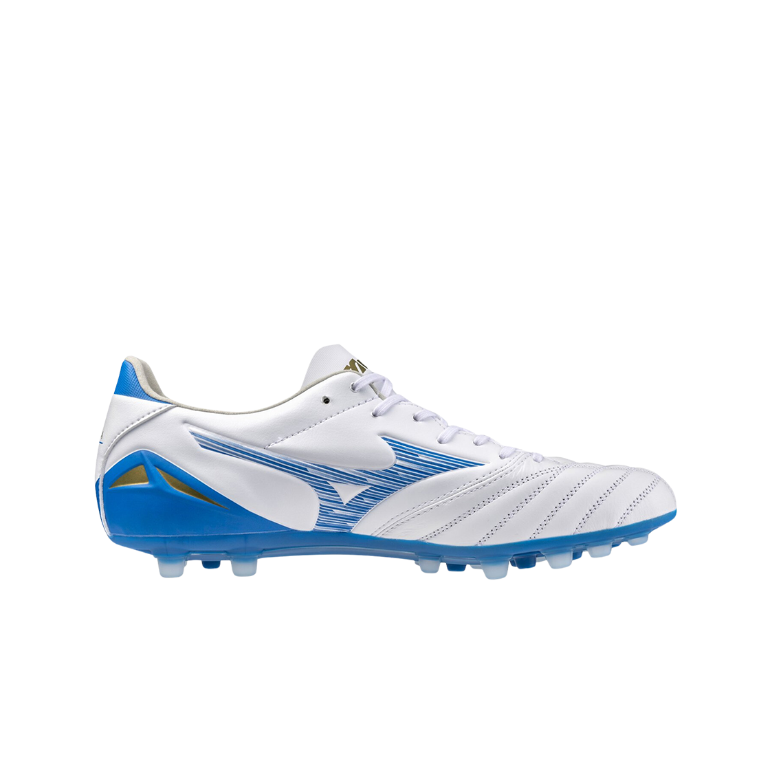 미즈노 모렐리아 네오 IV 프로 AG 화이트 레이저 블루(Mizuno Morelia Neo IV Pro AG White Laser Blue)
