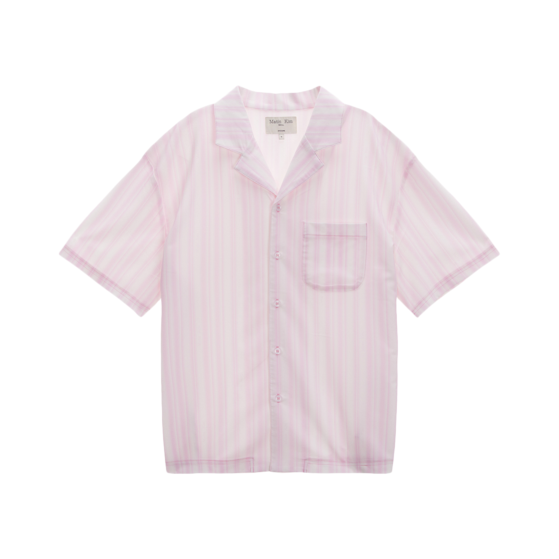 Matin Kim☆COZY PAJAMA STRIPE SHIRT COZY PAJAMA STRIPE SHIRT IN SKY - MATINKIM