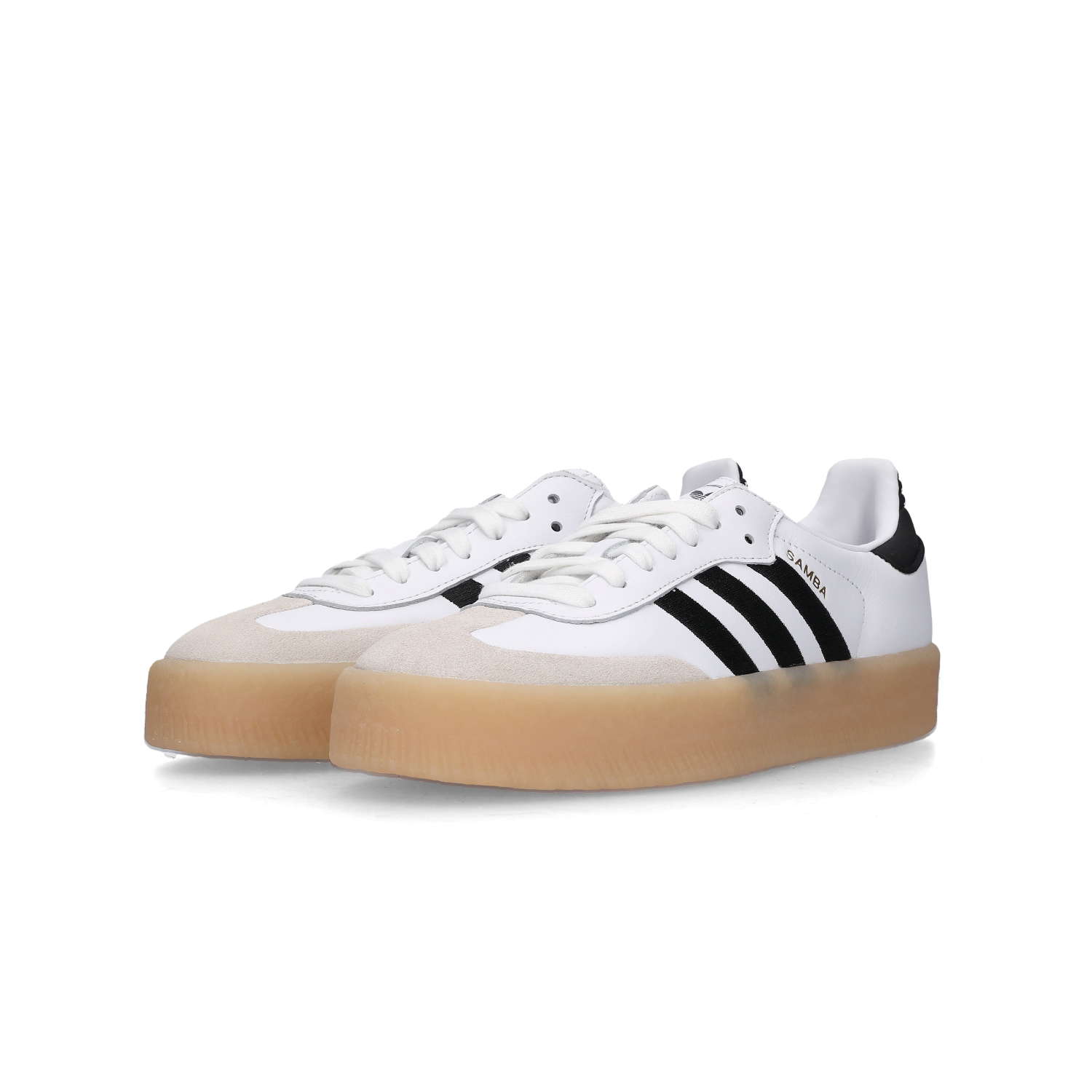 (W) Adidas Sambae White Black