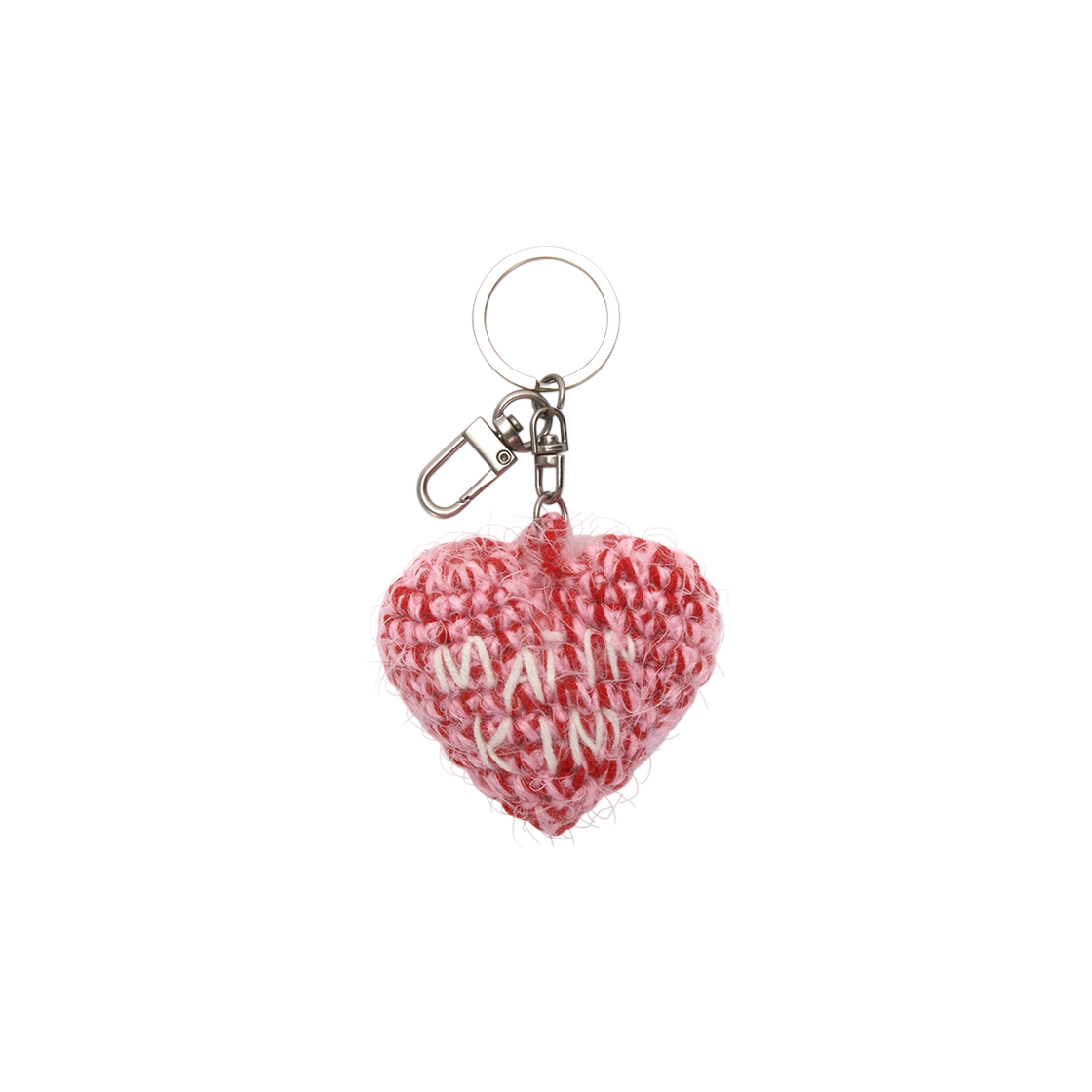 Matin Kim Heart Knit Keyring Red 상세 이미지 1