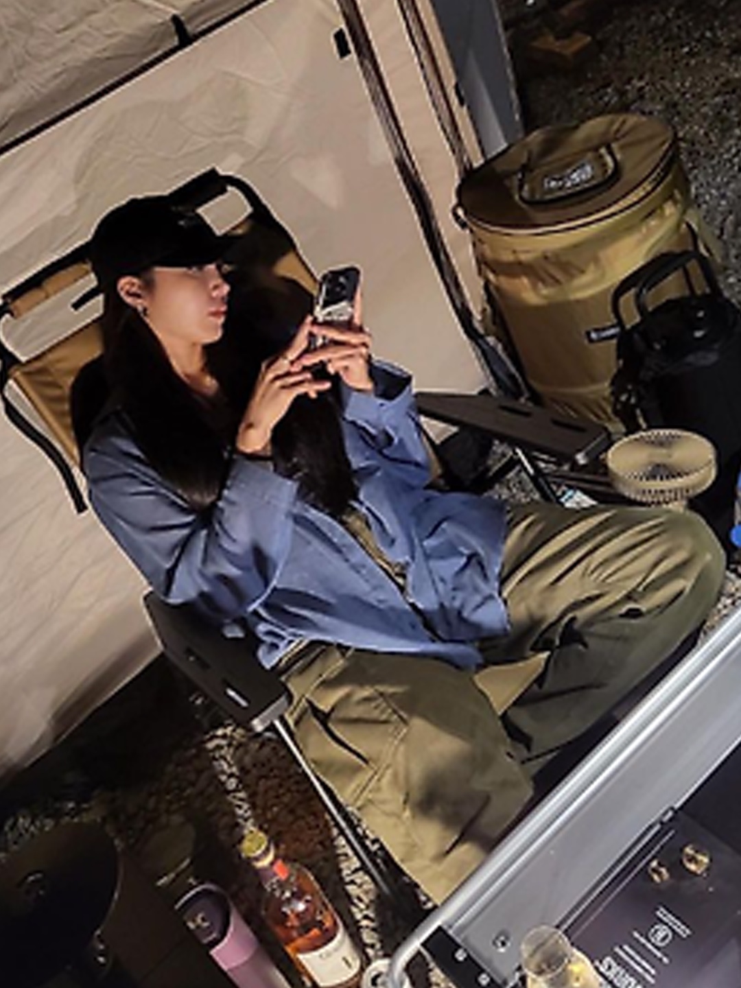Millo Archive Holiday Signature Ball Cap Stone Black, Millo Archive New Creative Ball Cap Deep Charcoal 착용 스타일 - 3