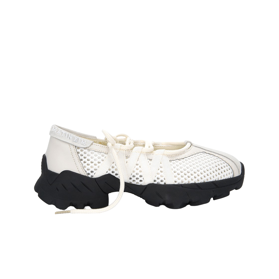 (W) 마뗑킴 메쉬 발레 스니커즈 아이보리 크림((W) Matin Kim Mesh Ballet Sneakers Ivory Cream)
