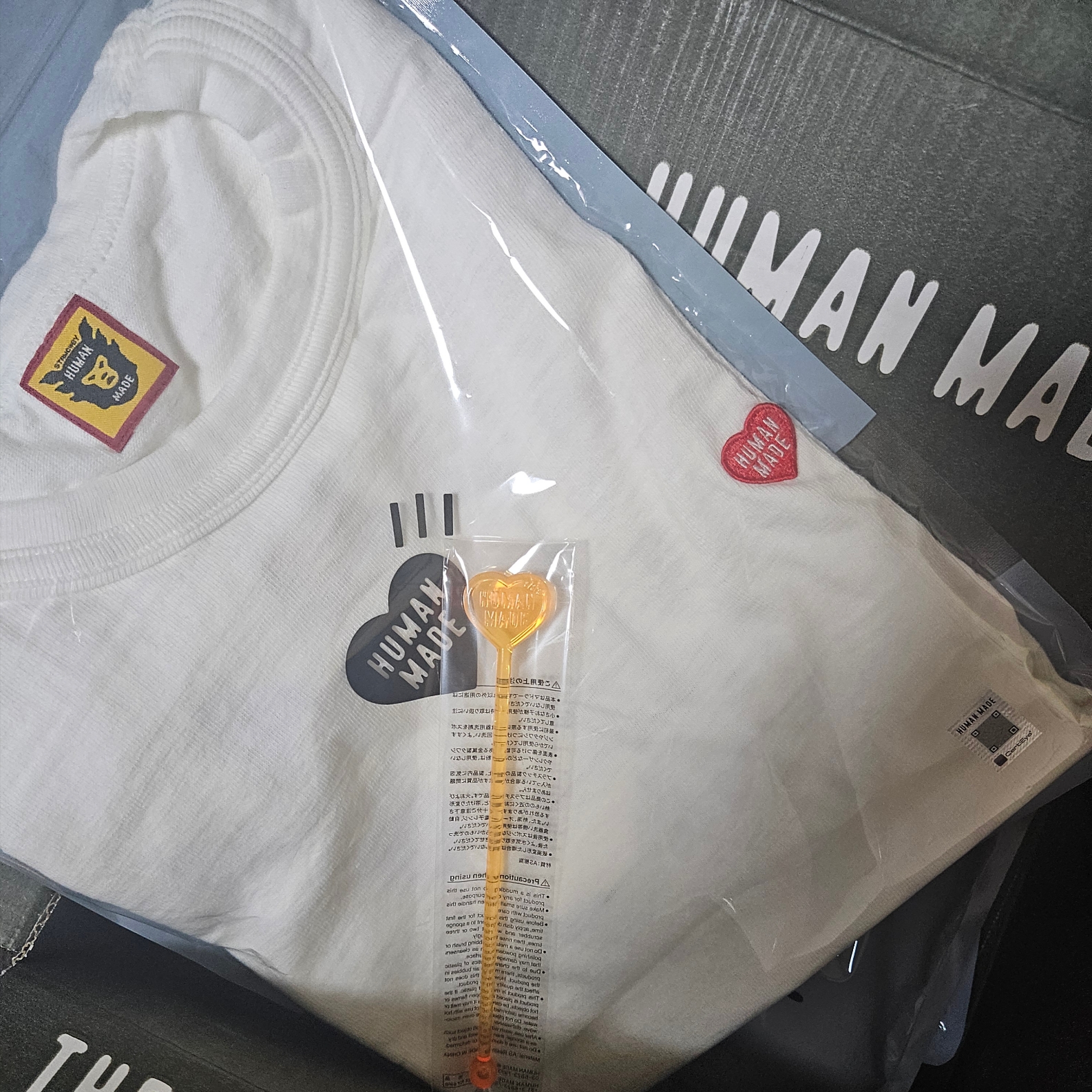 Human Made Graphic T-Shirt #1 White 착용 스타일
