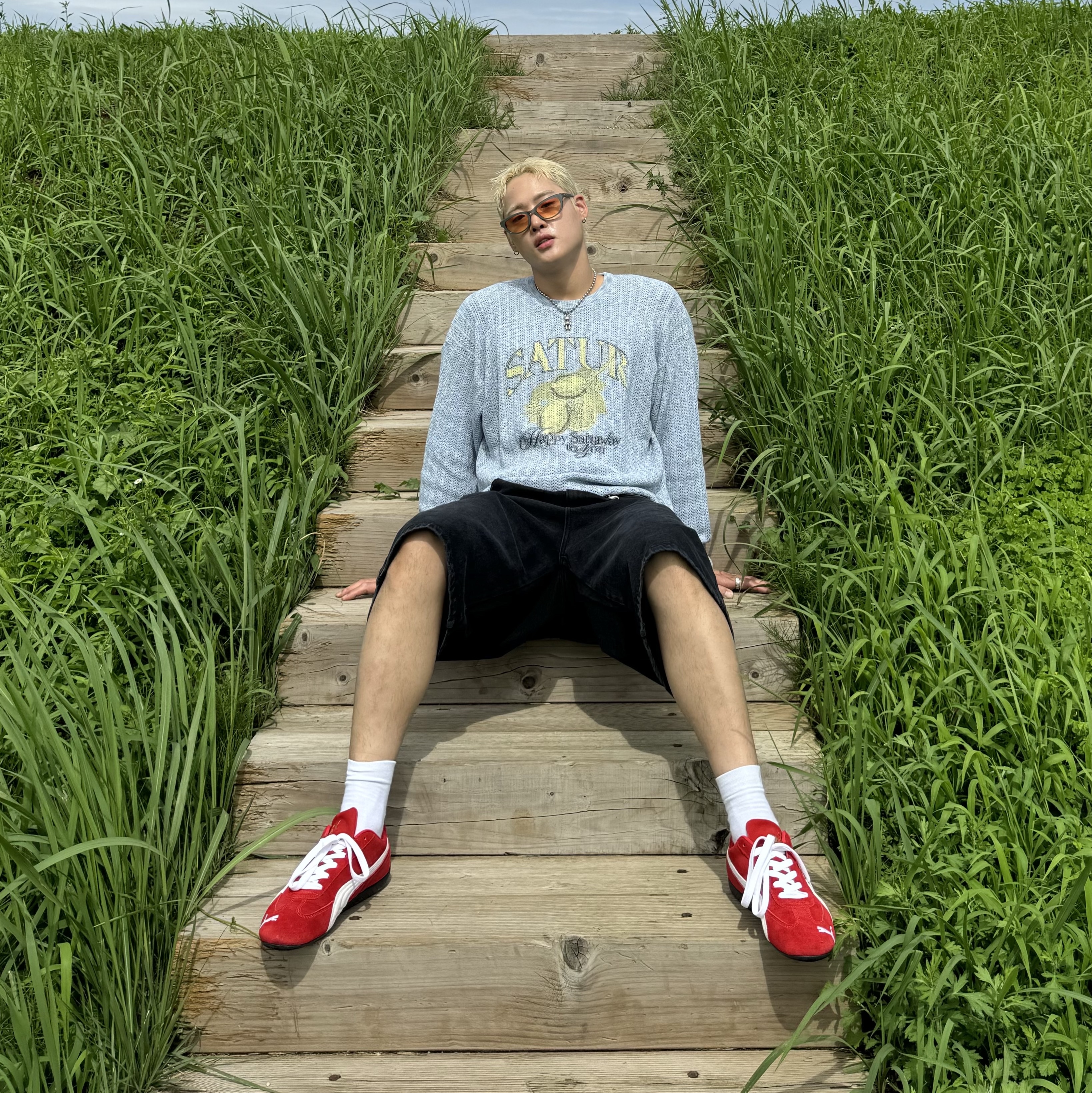 Puma Speedcat OG Red White 착용 스타일 - 2