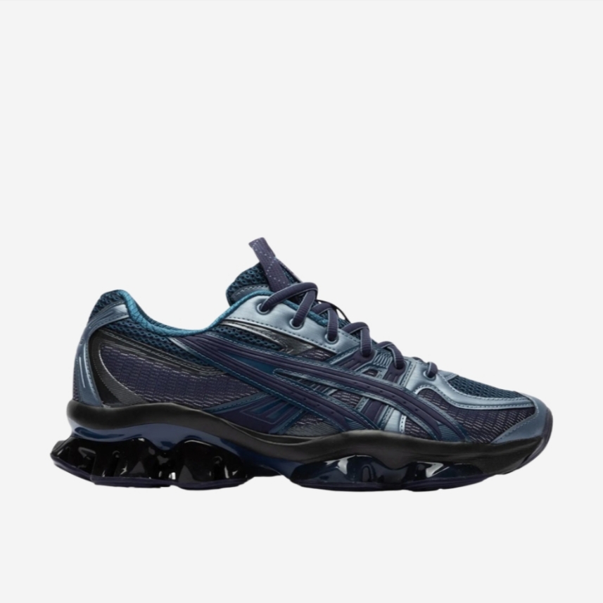 Asics US5-S Gel-Quantum Kinetic Light Indigo Peacoat 착용 스타일 - 1
