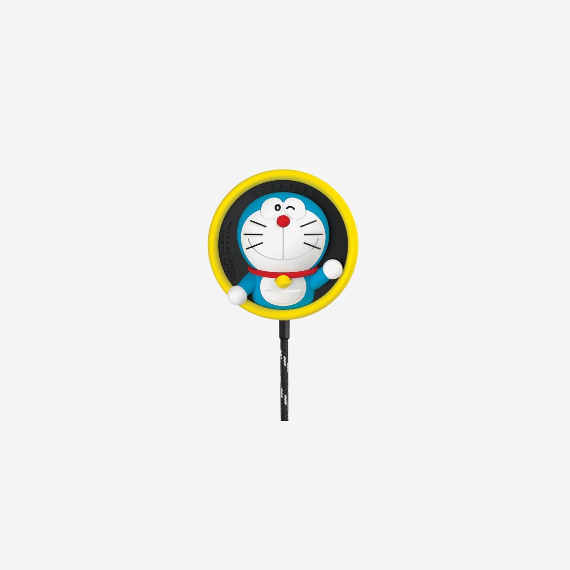 Casetify x Doraemon Pass Loop Magnetic Wireless Charger Black 상세 이미지 1