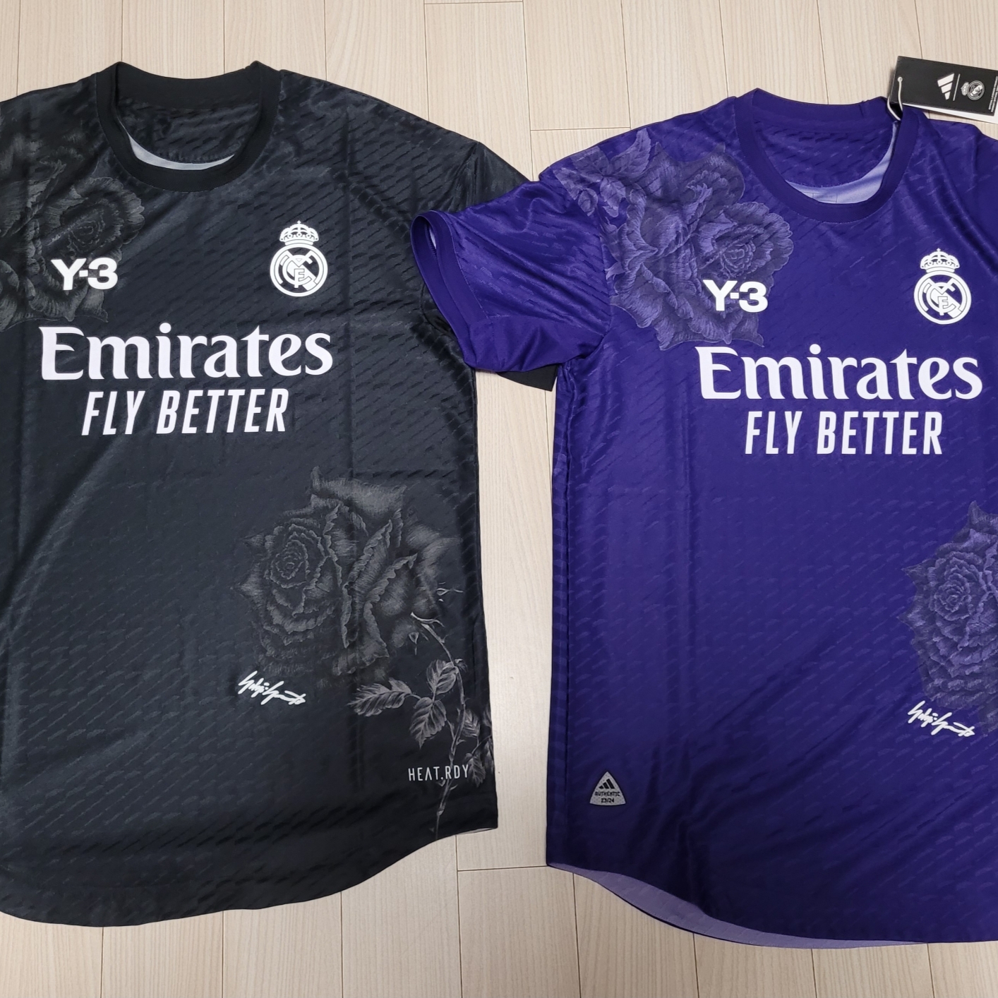 Y-3 x Real Madrid 2023/24 4th Authentic Jersey Black (Non Marking Ver.) - KR Sizing 착용 스타일