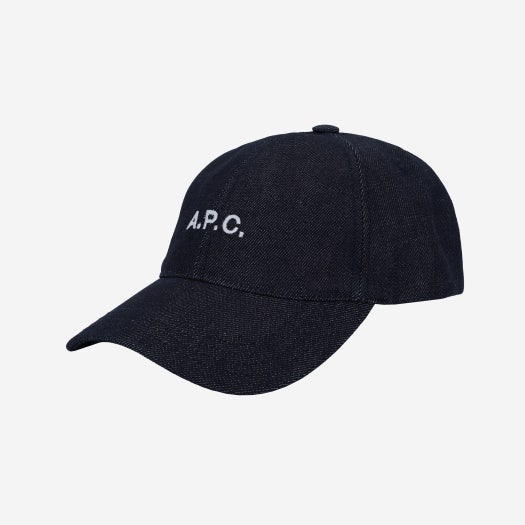 A.P.C. Charlie Baseball Cap Indigo
