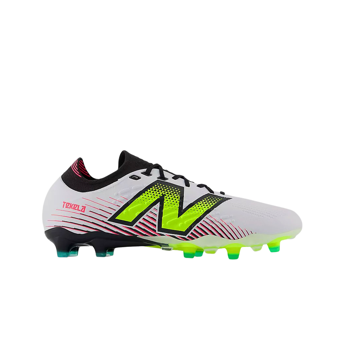ST1FLH45 New Balance Tekela v4+ Pro Low FG White Hi-Lite - 2E Wide