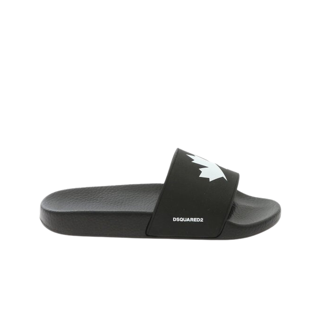 (W) 디스퀘어드2 로고 슬리퍼 블랙((W) Dsquared2 Logo Slippers Black)