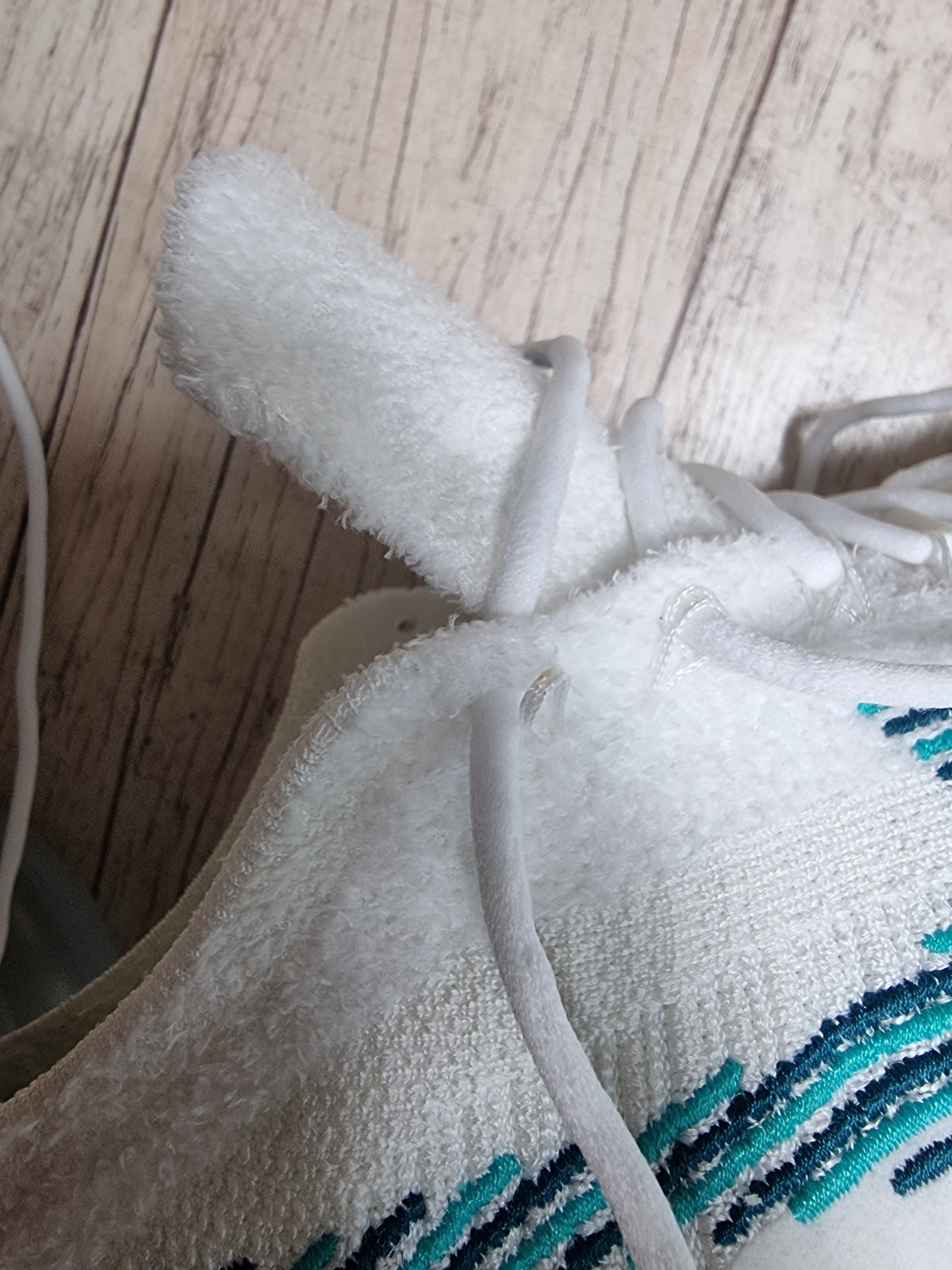 Nike Air Max Scorpion Flyknit White Geod Teal 착용 스타일 - 3