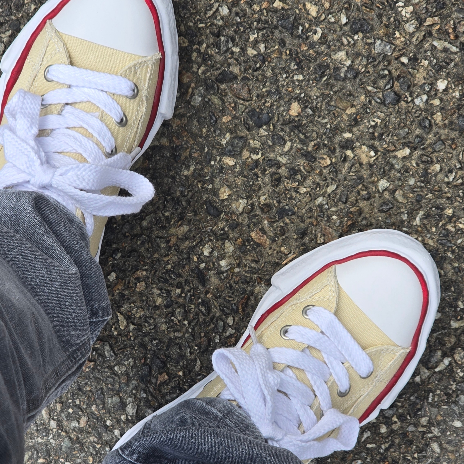 Maison Mihara Yasuhiro Peterson OG Sole Canvas Low-top Sneakers Natural, Samsung Galaxy Watch6 Classic 47mm Golf Edition Bluetooth Silver (Korean Ver.) 착용 스타일 - 3