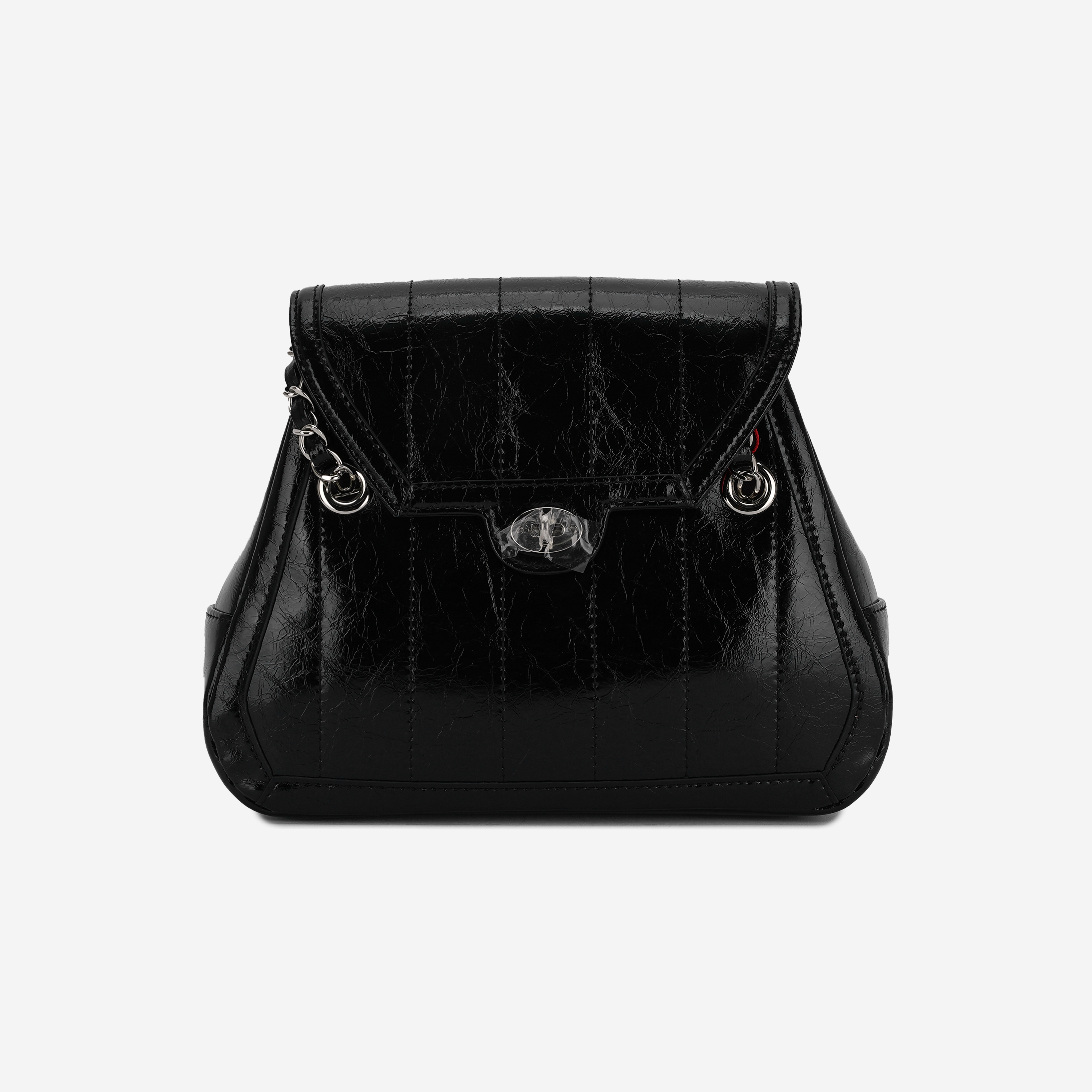 ☆韓国の人気☆【Cardinal Red】☆Owl-Ro Bag Gloss Black☆ ☆韓国の人気☆【Cardinal Red】☆Owl-Ro Bag Gloss Black