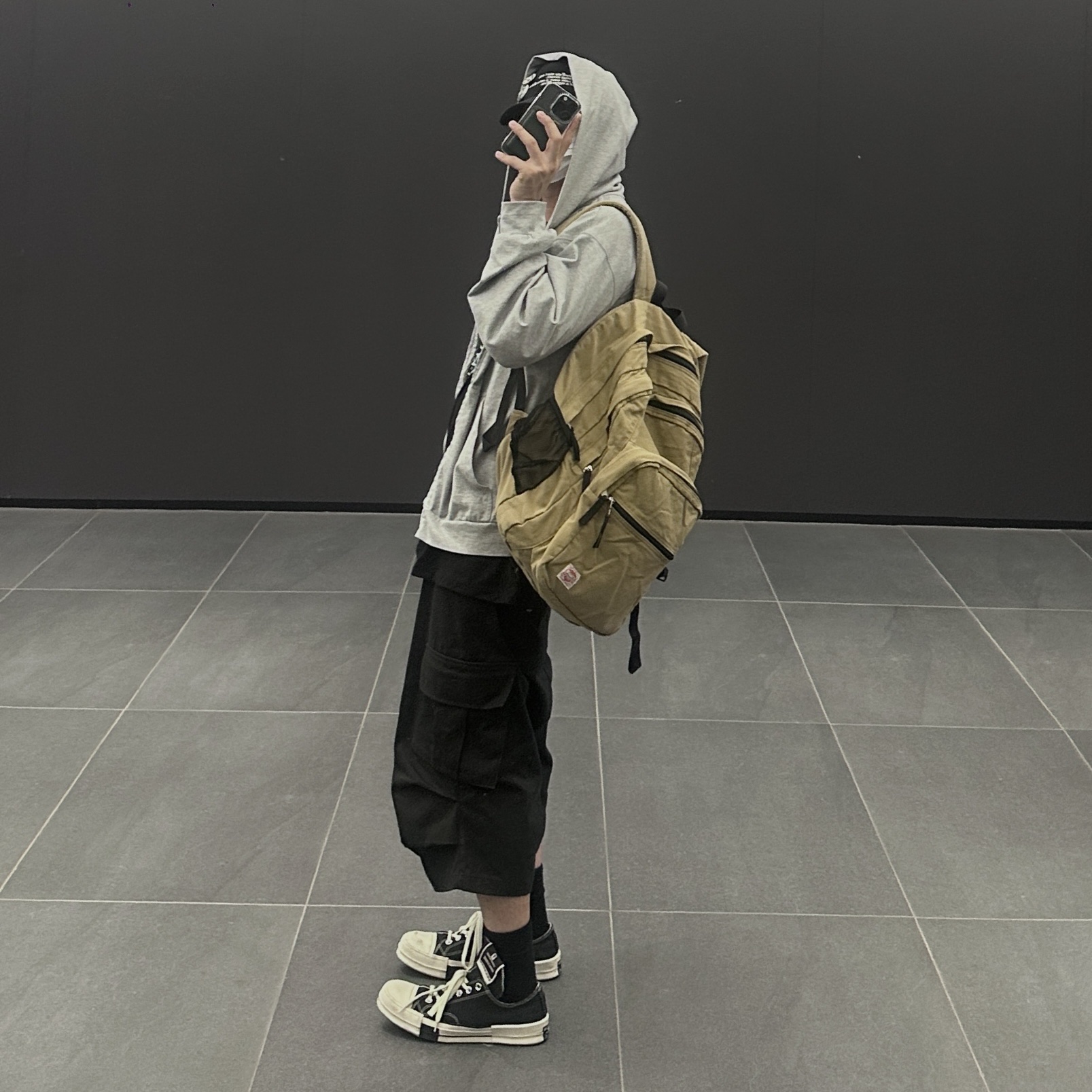 Converse x Drkshdw Drkstr Chuck 70 Ox Black 착용 스타일