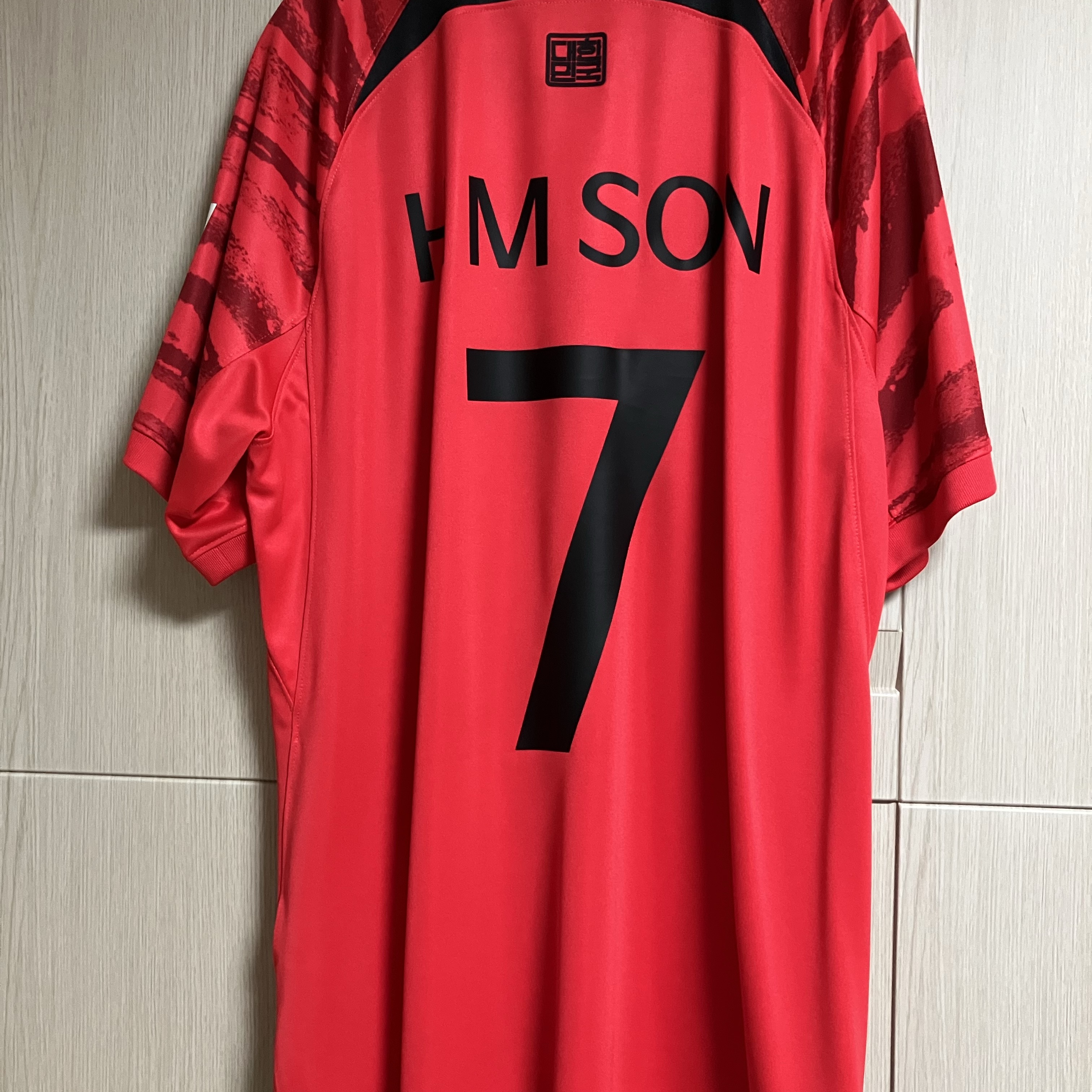 Nike Korea Dri-Fit Stadium Home SS Jersey Global Red - US/EU (Non Marking Ver.) 착용 스타일
