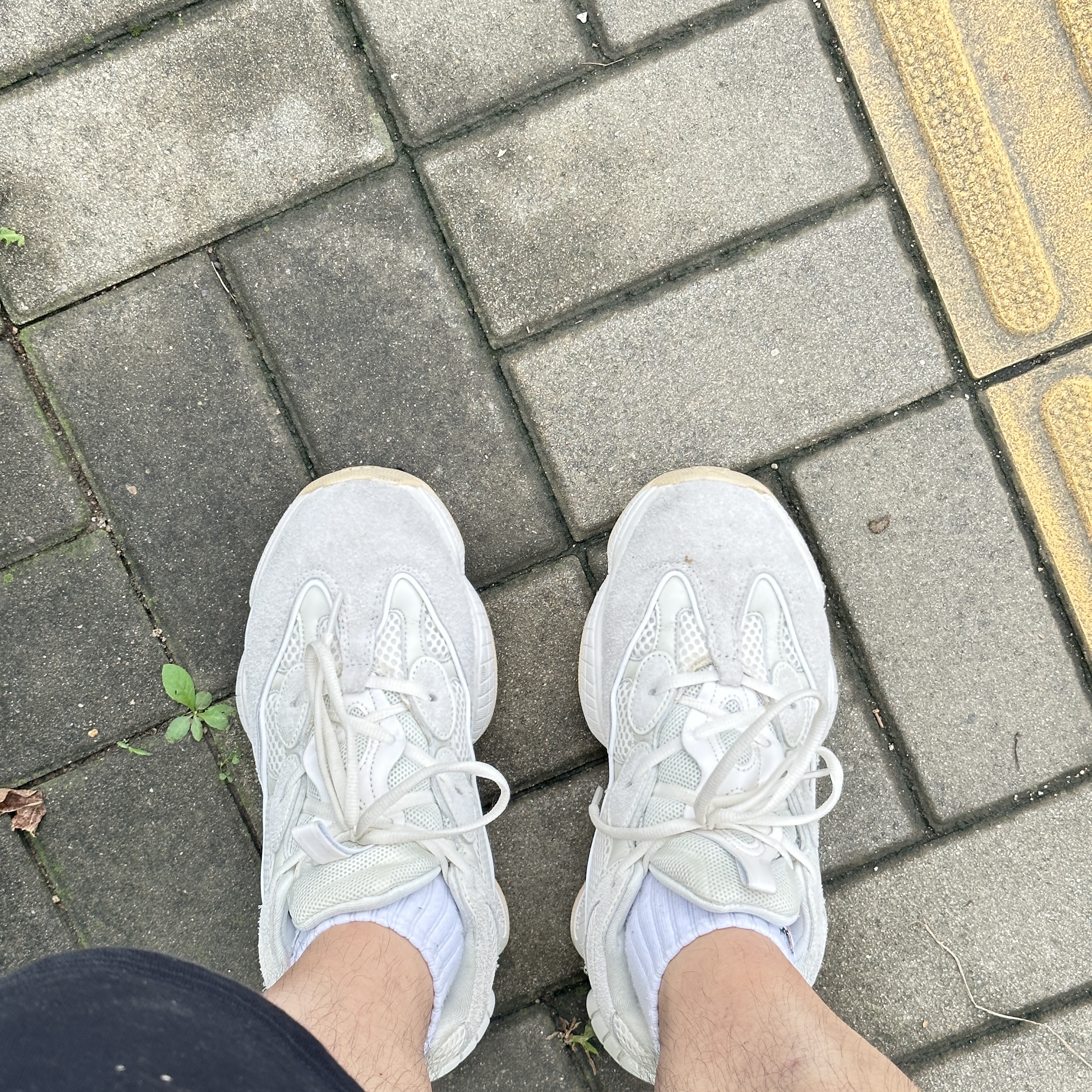 Adidas Yeezy 500 Blush 2022 착용 스타일