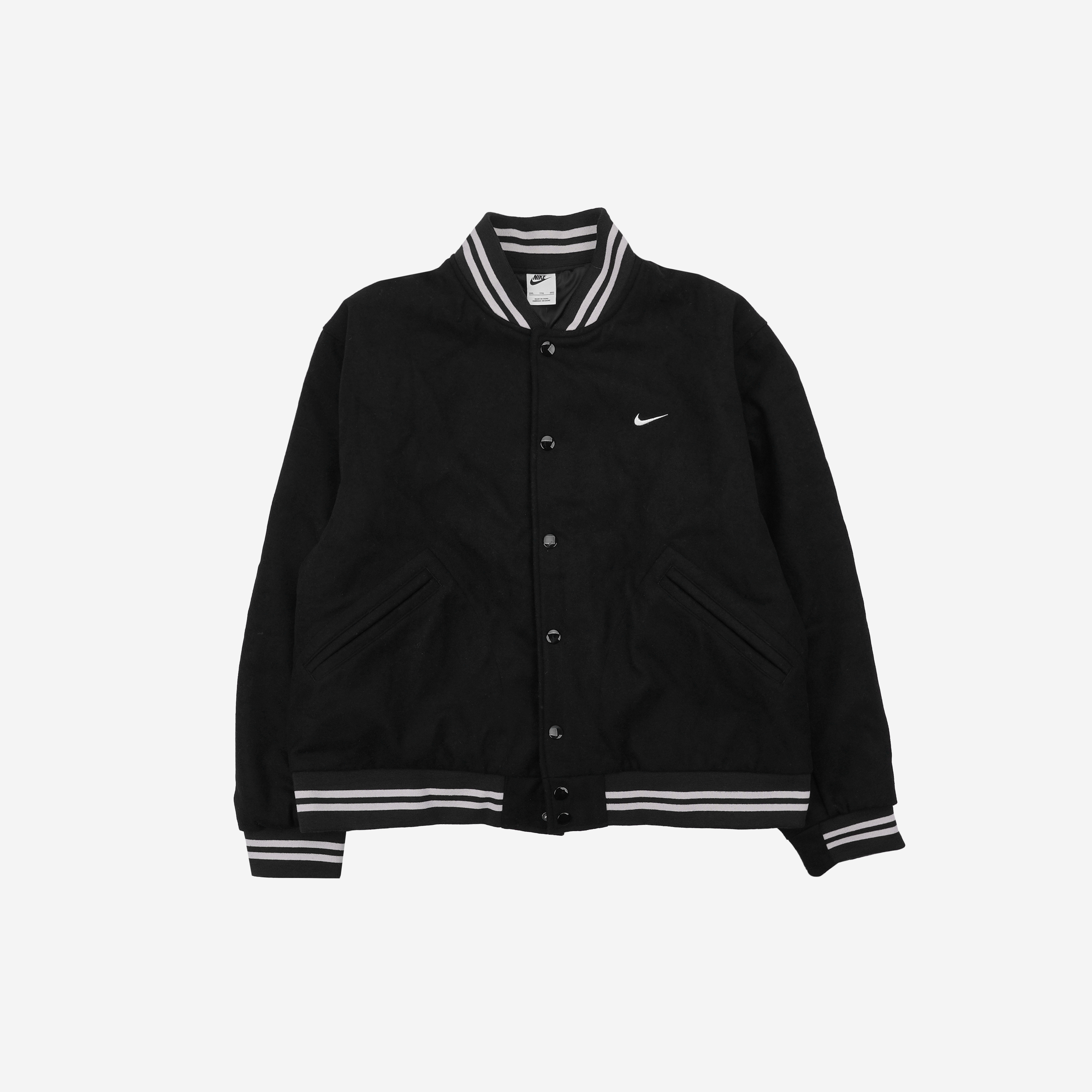 Nike NSW Authentics Varsity Jacket Black - Asia