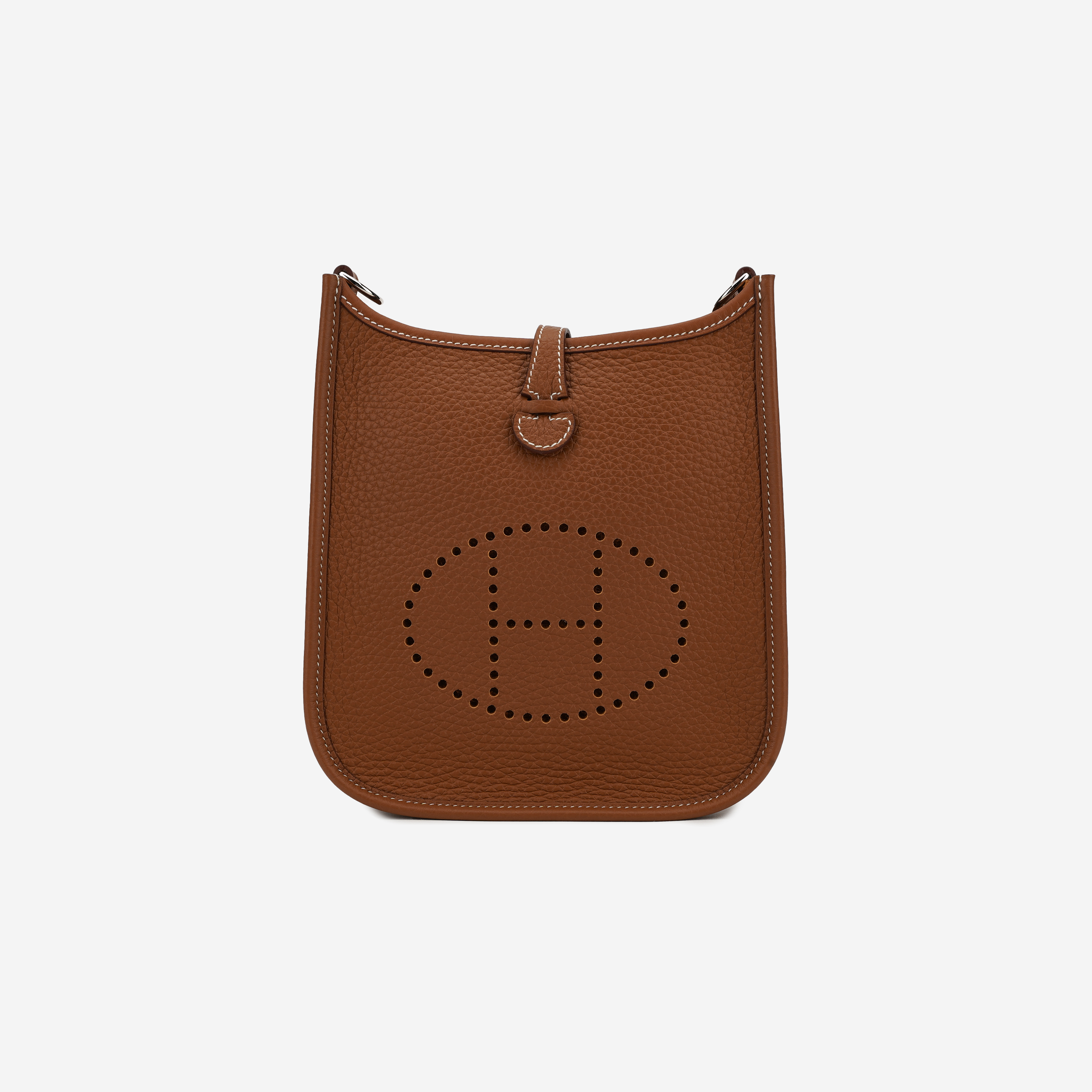 Hermes Evelyne 16 Amazone Bag Clemence & Palladium Gold