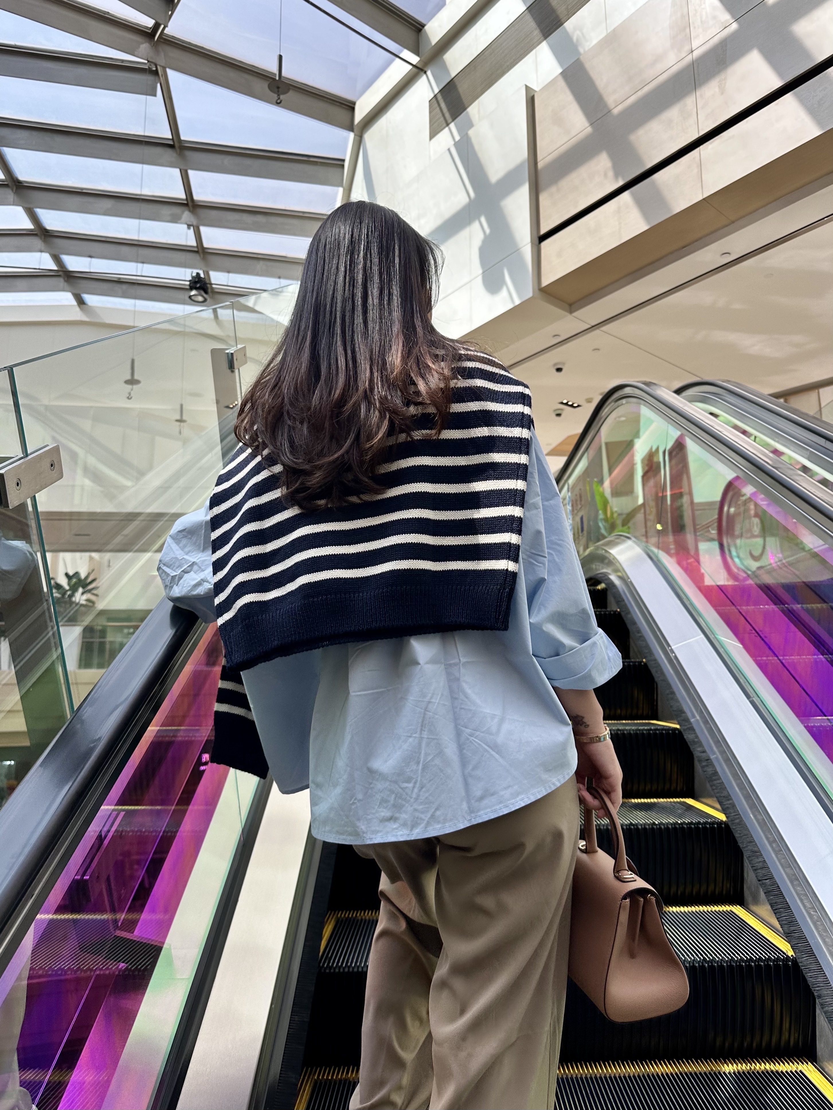 Polo Ralph Lauren Custom Fit Oxford Shirt Blue, Delvaux Brillant Mini Rodeo Calf Vegetal 착용 스타일 - 4