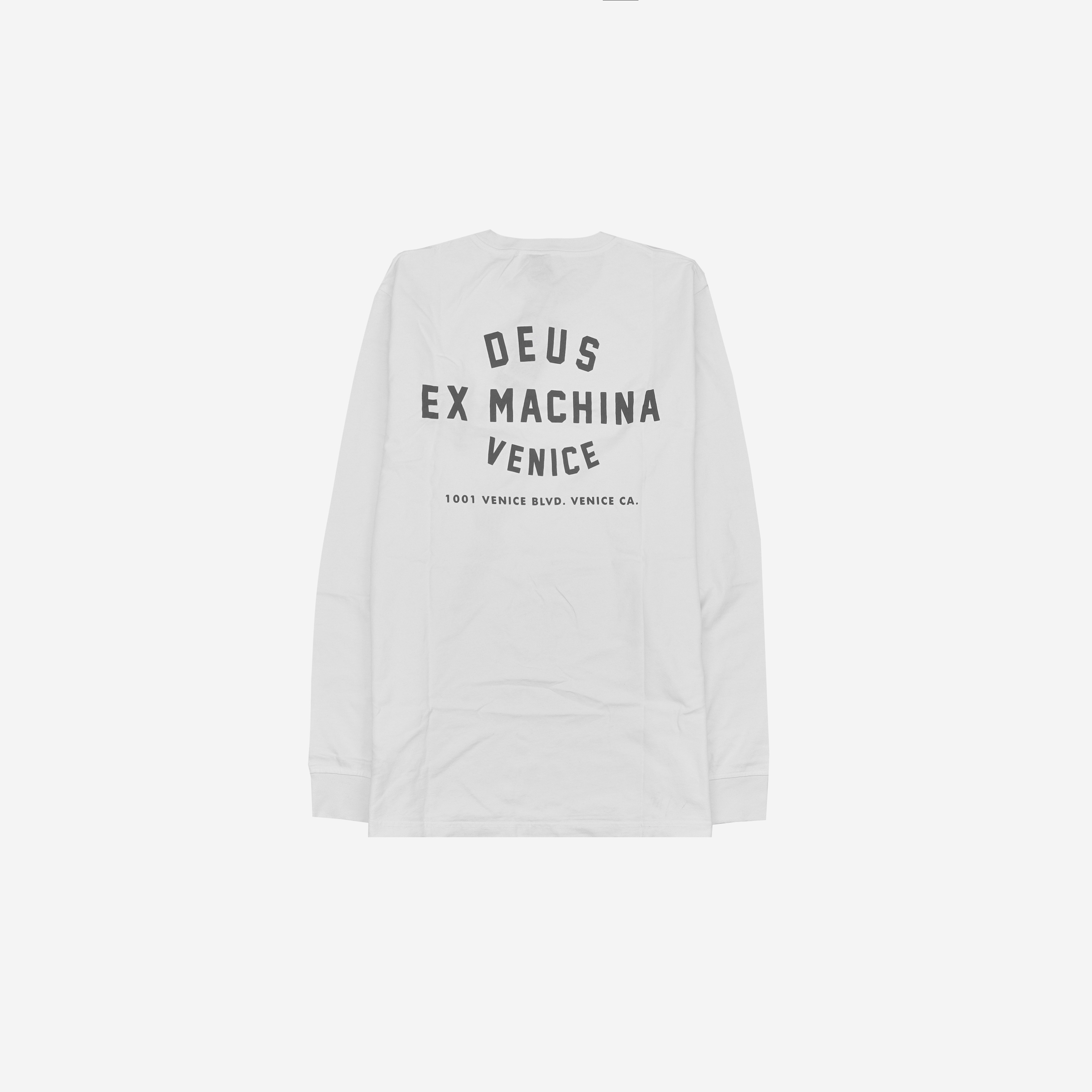 Deus Ex Machina Venice Address Long Sleeve T-Shirt White