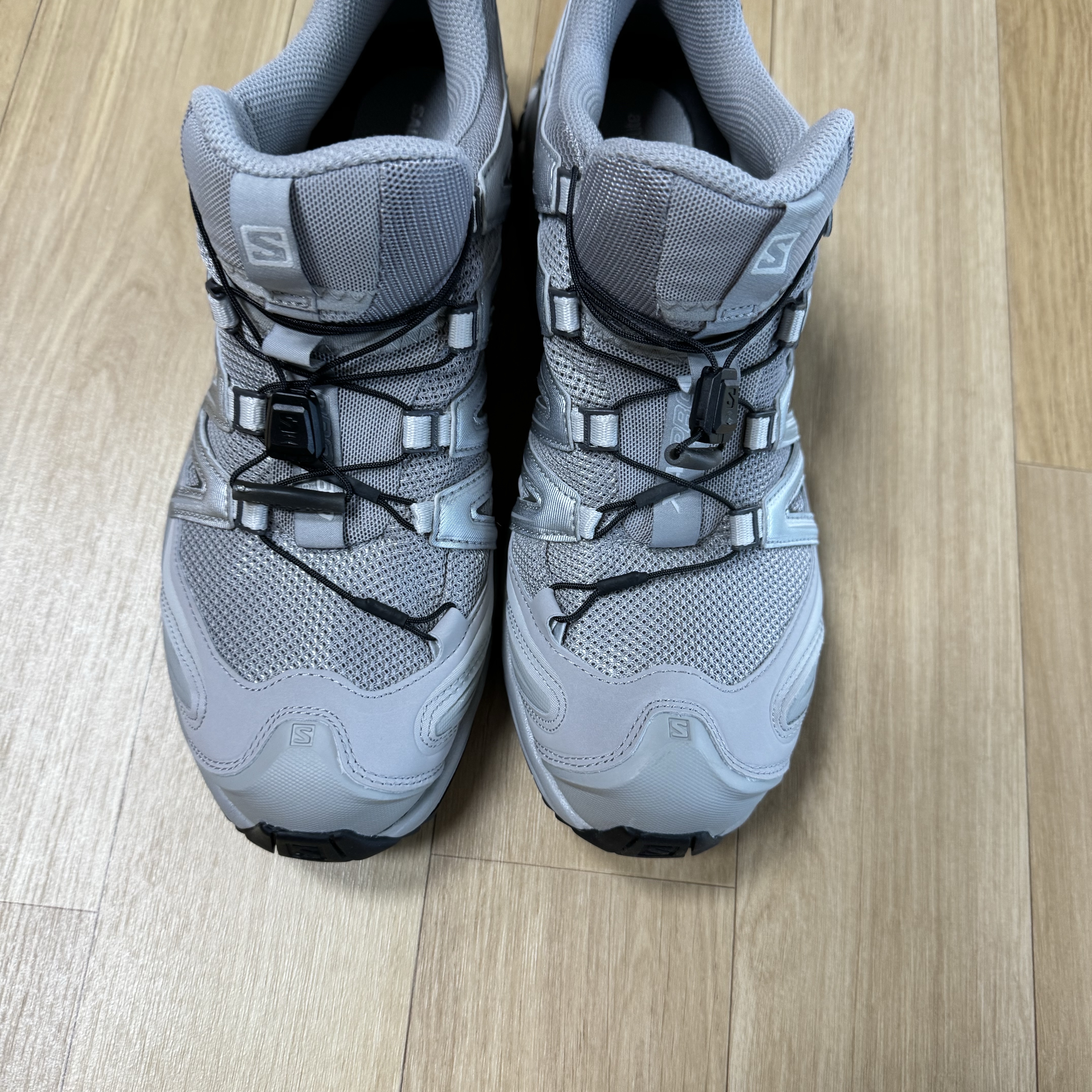 Salomon XA Pro 3D Alloy Silver 착용 스타일 - 1
