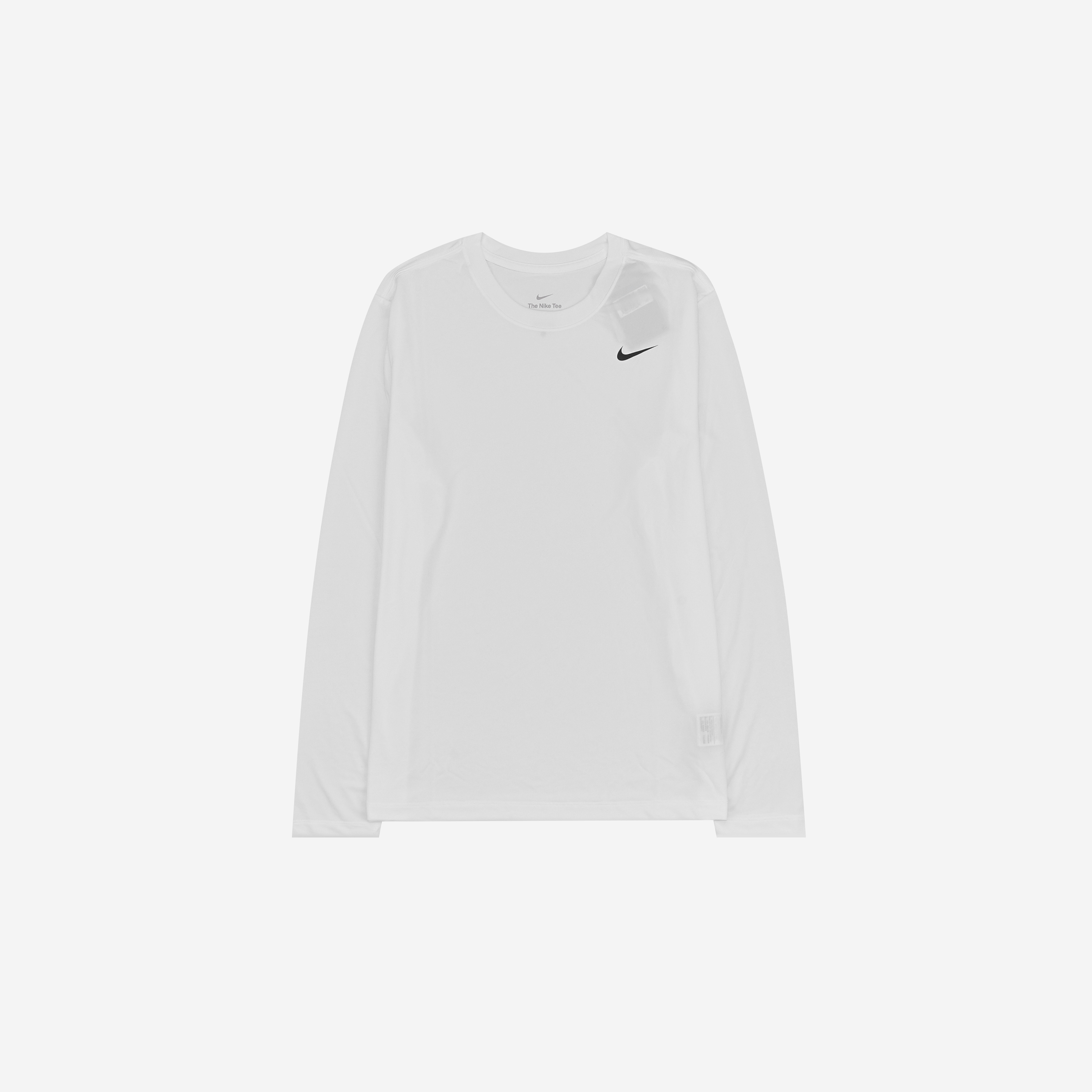 나이키 드라이핏 레전드 롱슬리브 피트니스 탑 화이트 - 아시아(Nike Dri-Fit Legend Long Sleeve Fitness Top White - Asia)
