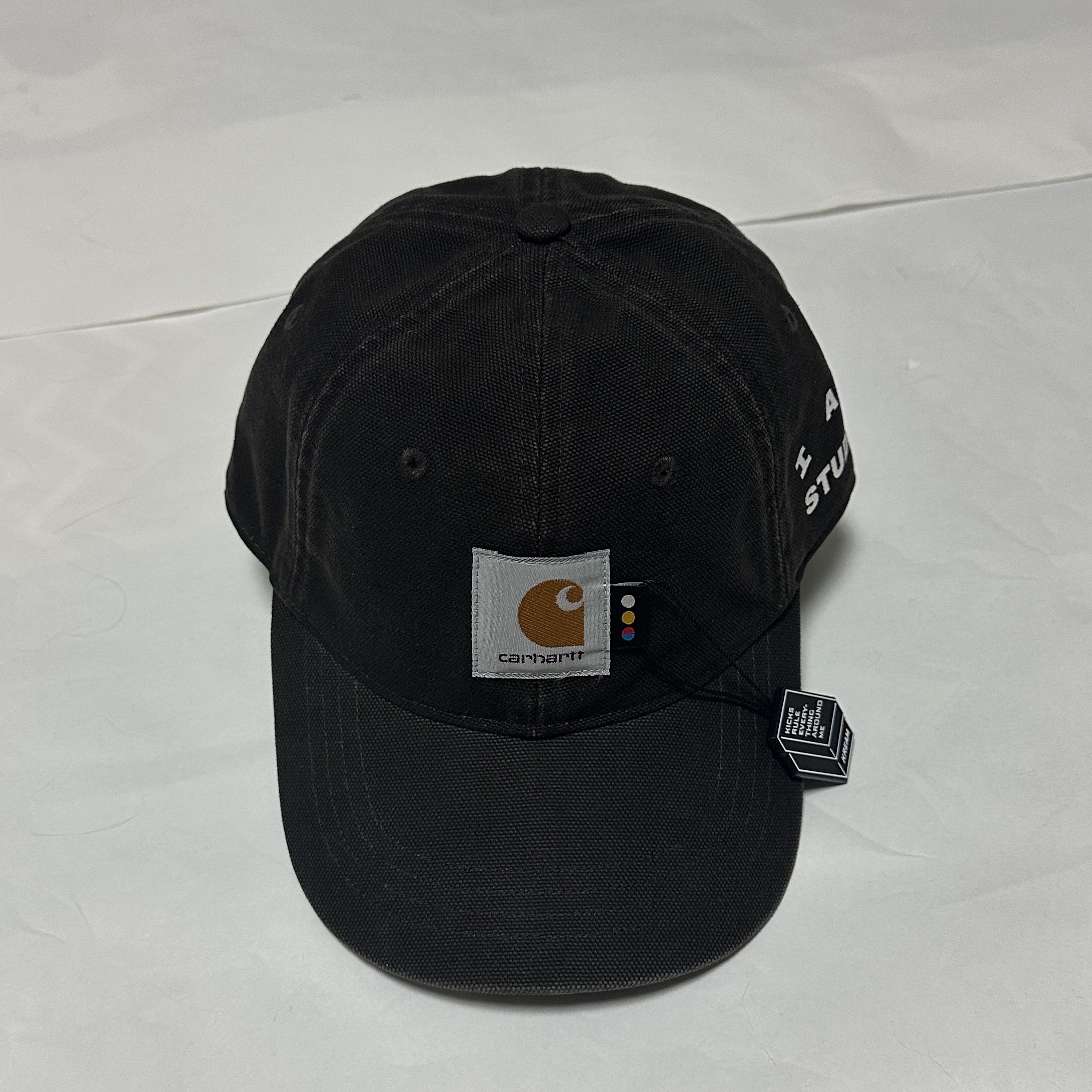 Carhartt WIP x IAB Studio Canvas 6-Panel Cap Tobacco 착용 스타일 - 1