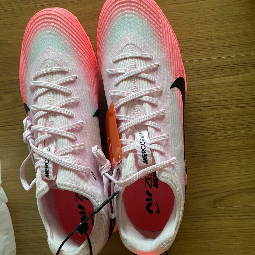 Nike Zoom Mercurial Vapor 15 Pro TF Pink Foam Black 착용 스타일