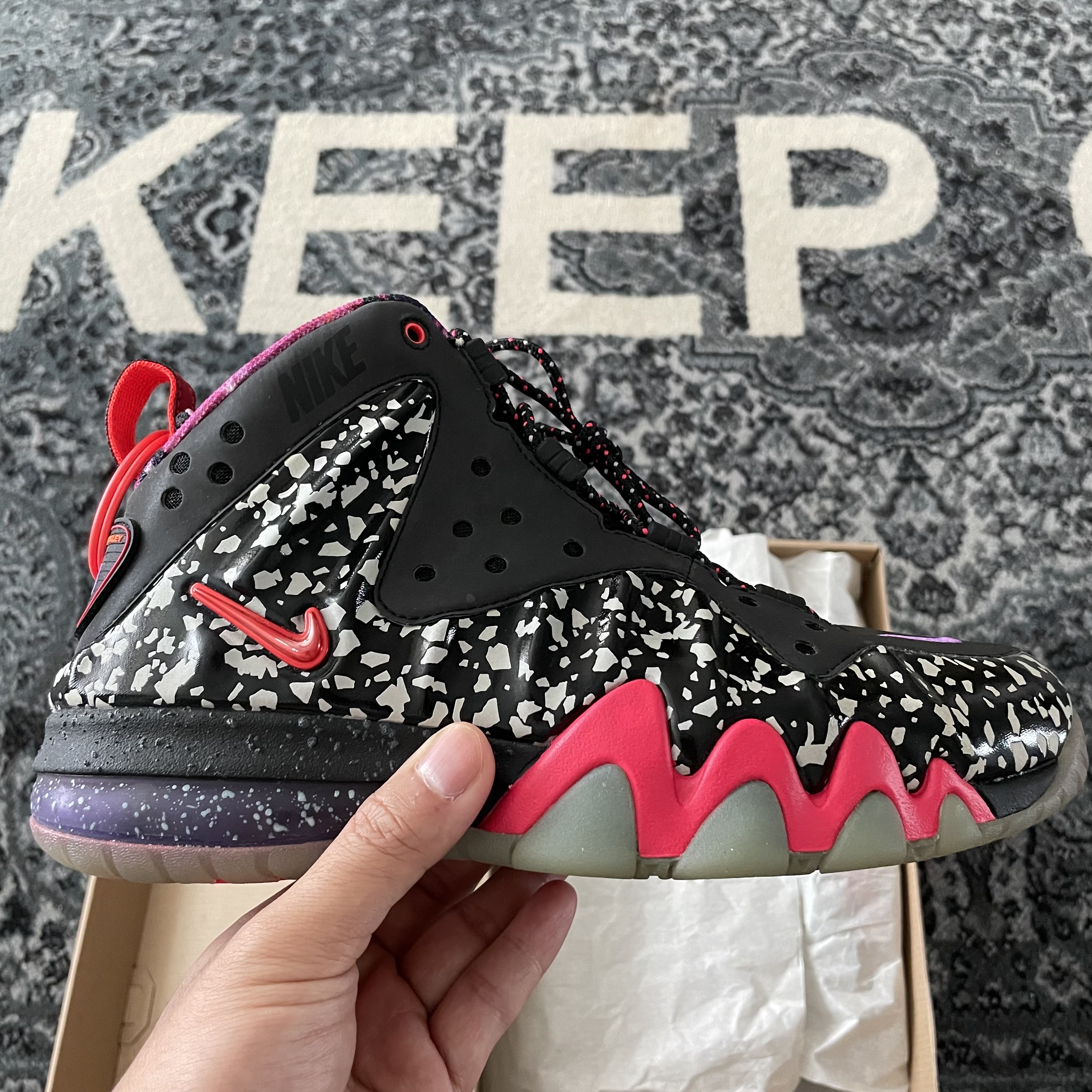 Nike Barkley Posite Max All-Star Rayguns 착용 스타일
