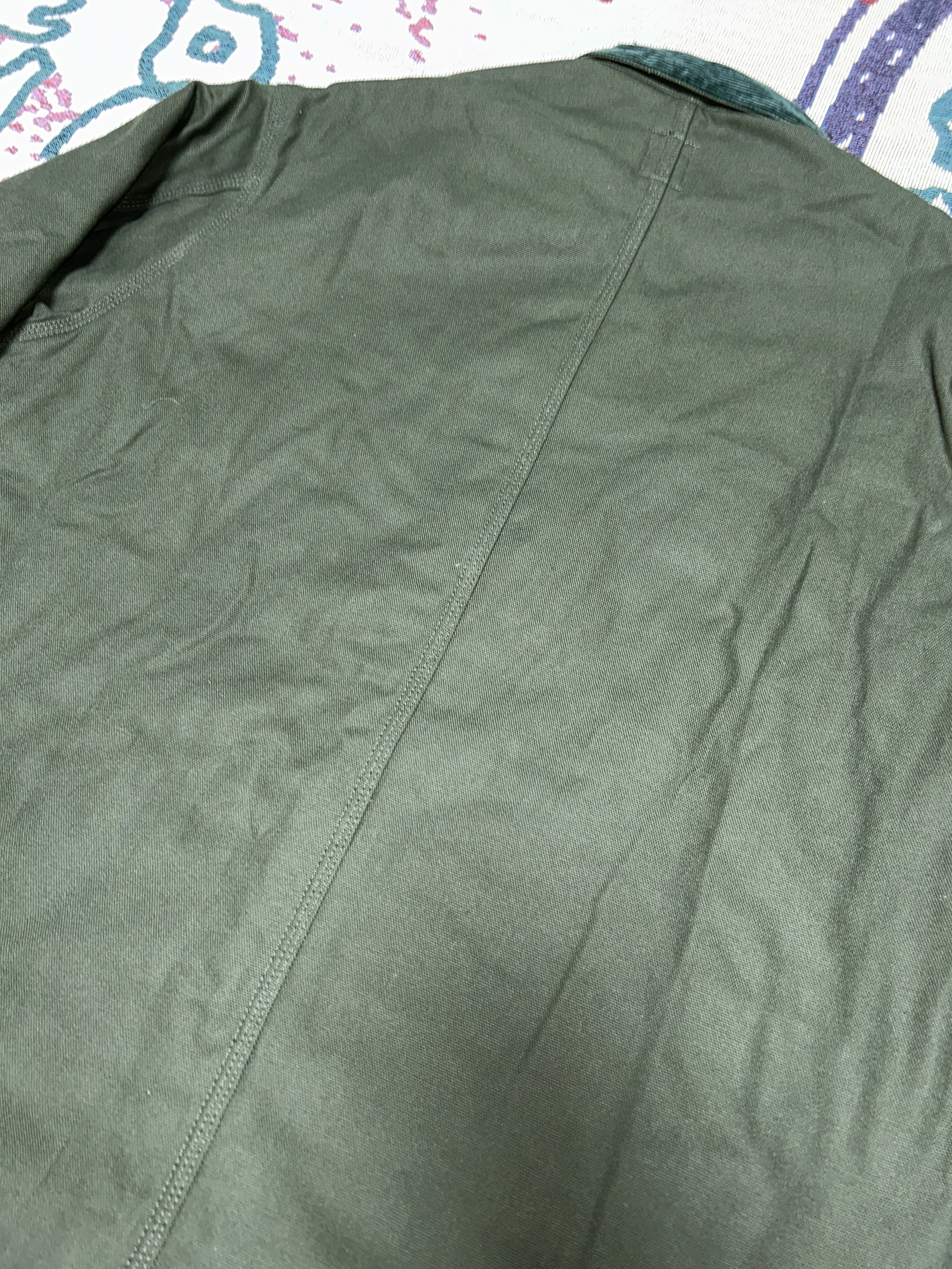South2 West8 Coverall Jacket Green 착용 스타일 - 6