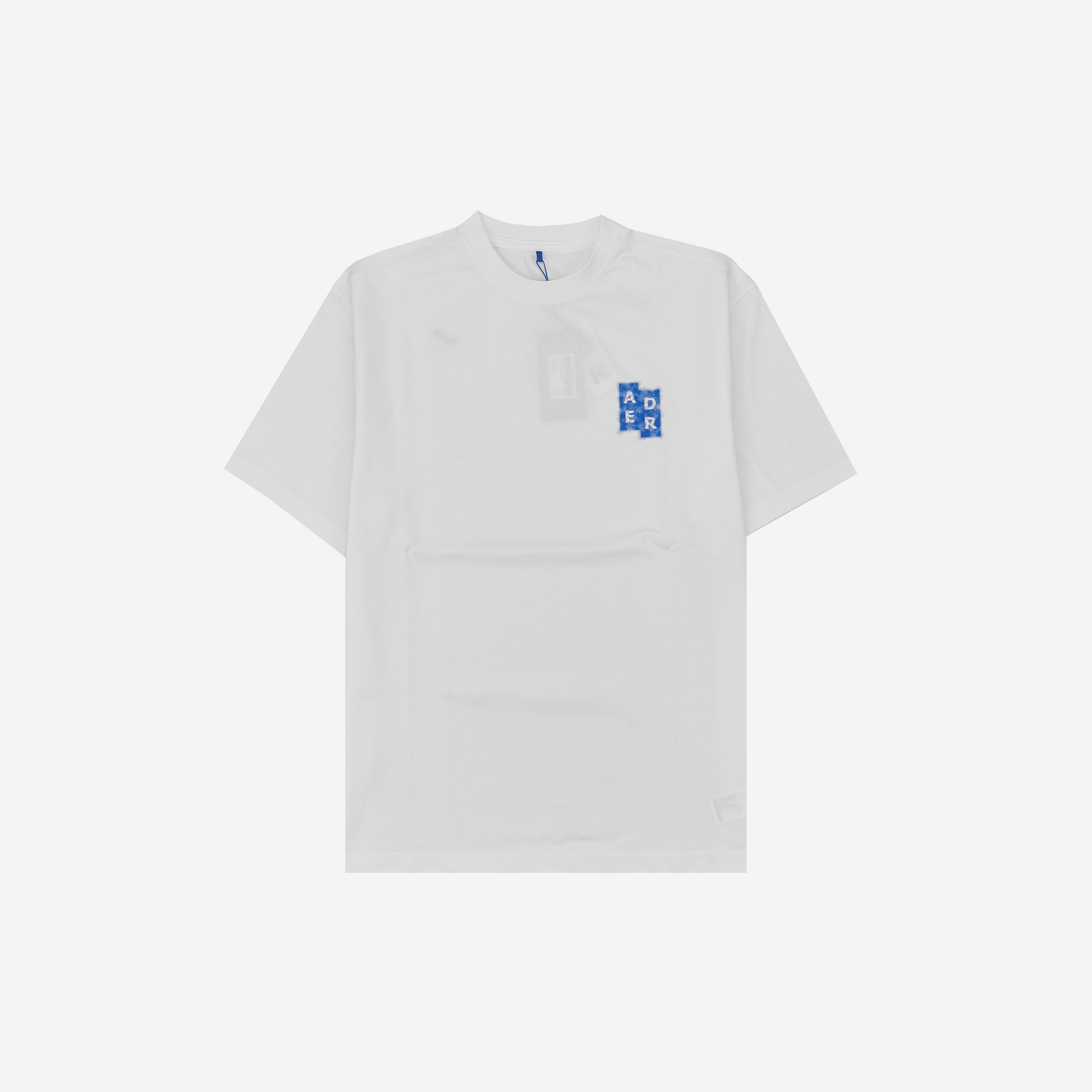 Ader Error Sig; TRS/BL Tag T-Shirt 04 Off White