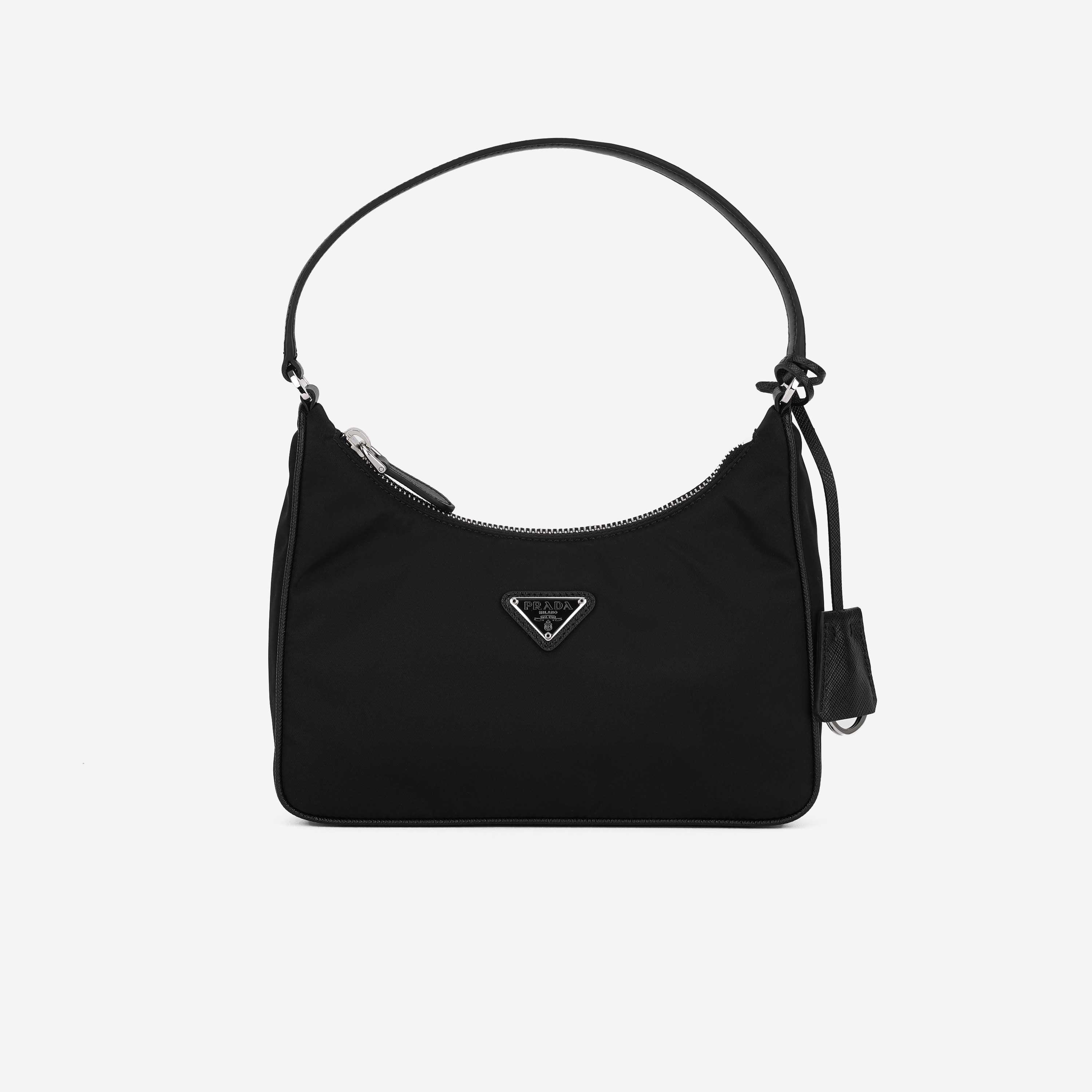 Prada Re-Edition 2005 Re-Nylon Mini Hobo Bag Black
