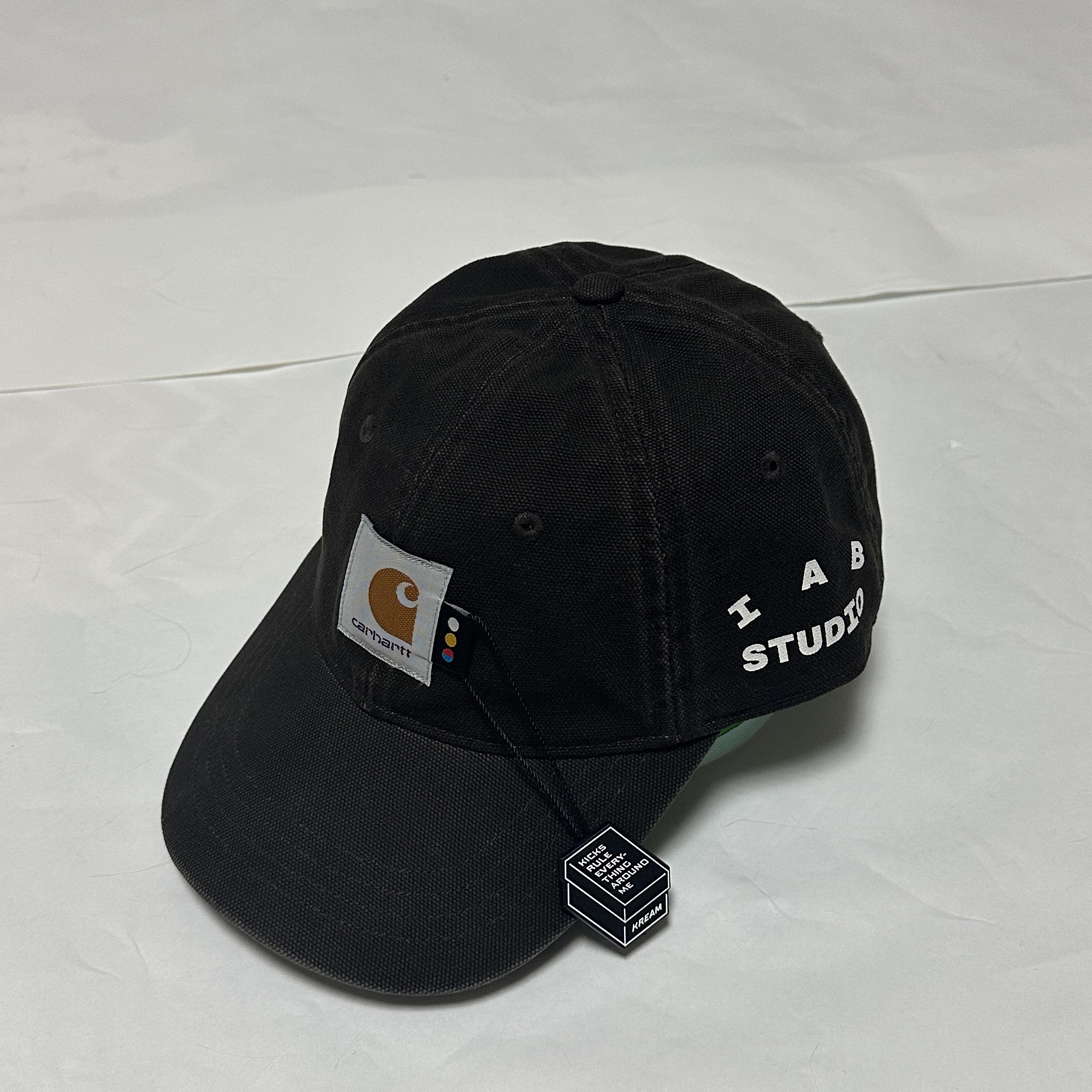 Carhartt WIP x IAB Studio Canvas 6-Panel Cap Tobacco 착용 스타일 - 2