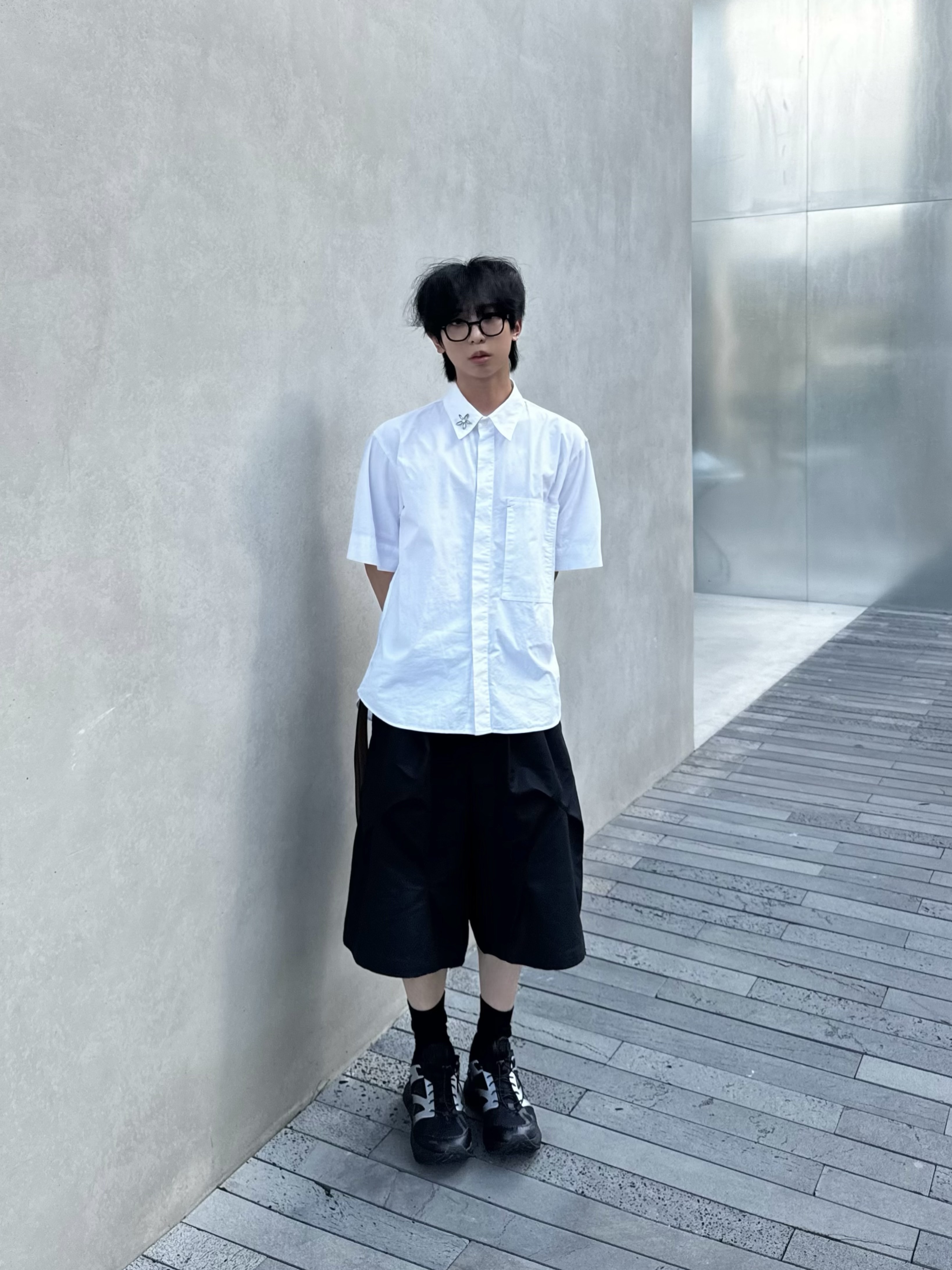 Reebok x Songzio Premier Floatzig Shadow Black 착용 스타일 - 4