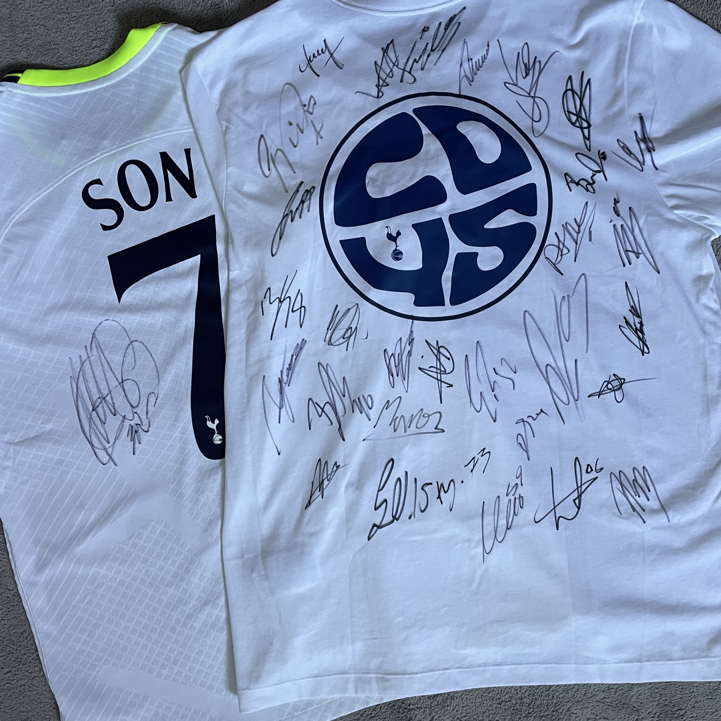 Nike Tottenham Hotspur 2022/23 Dri-Fit ADV Match Home Jersey White (Non Marking Ver.) 착용 스타일