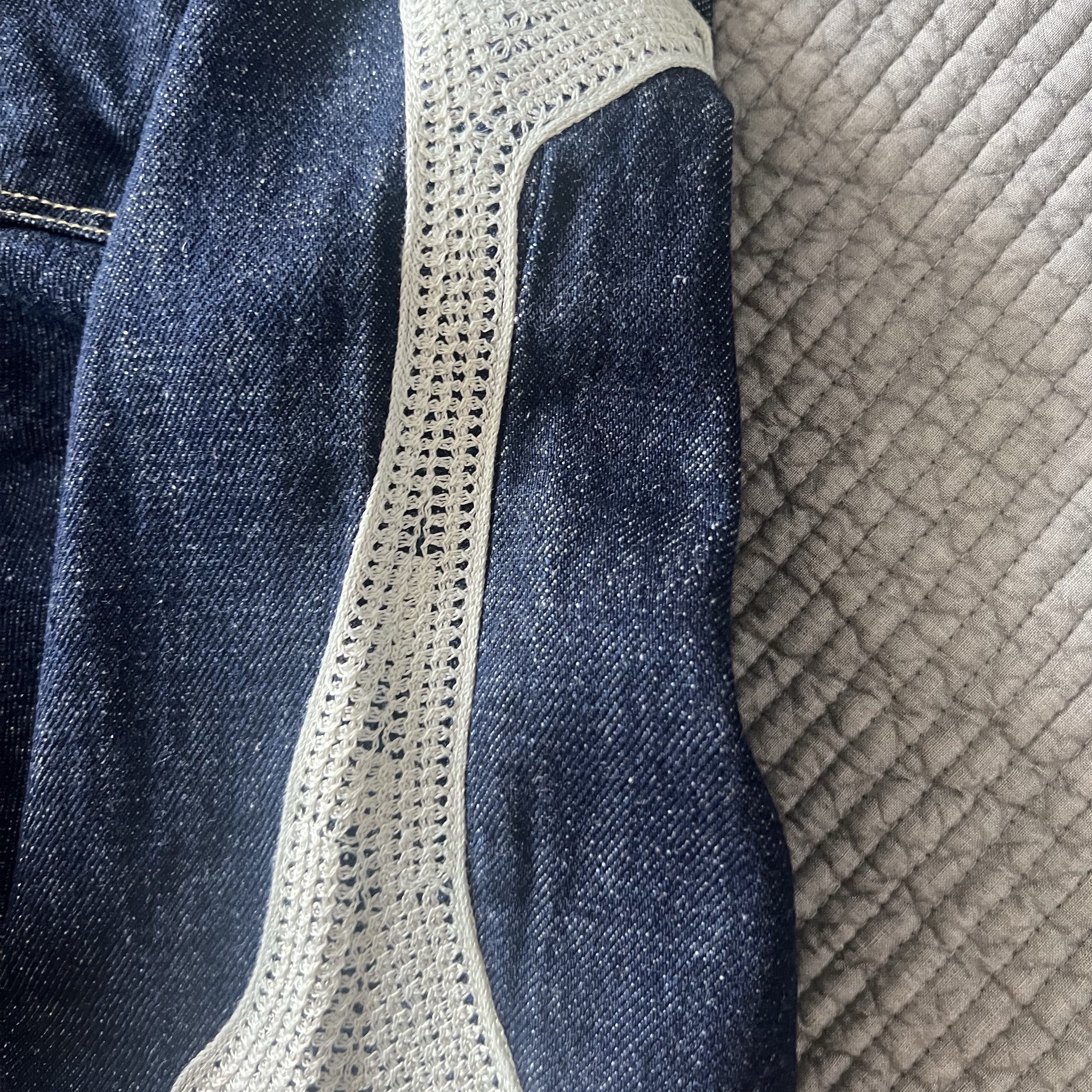 Kapital 12.5 oz. Denim Mexican Tuxedo 5P Okagilly Pants Indigo 착용 스타일 - 2