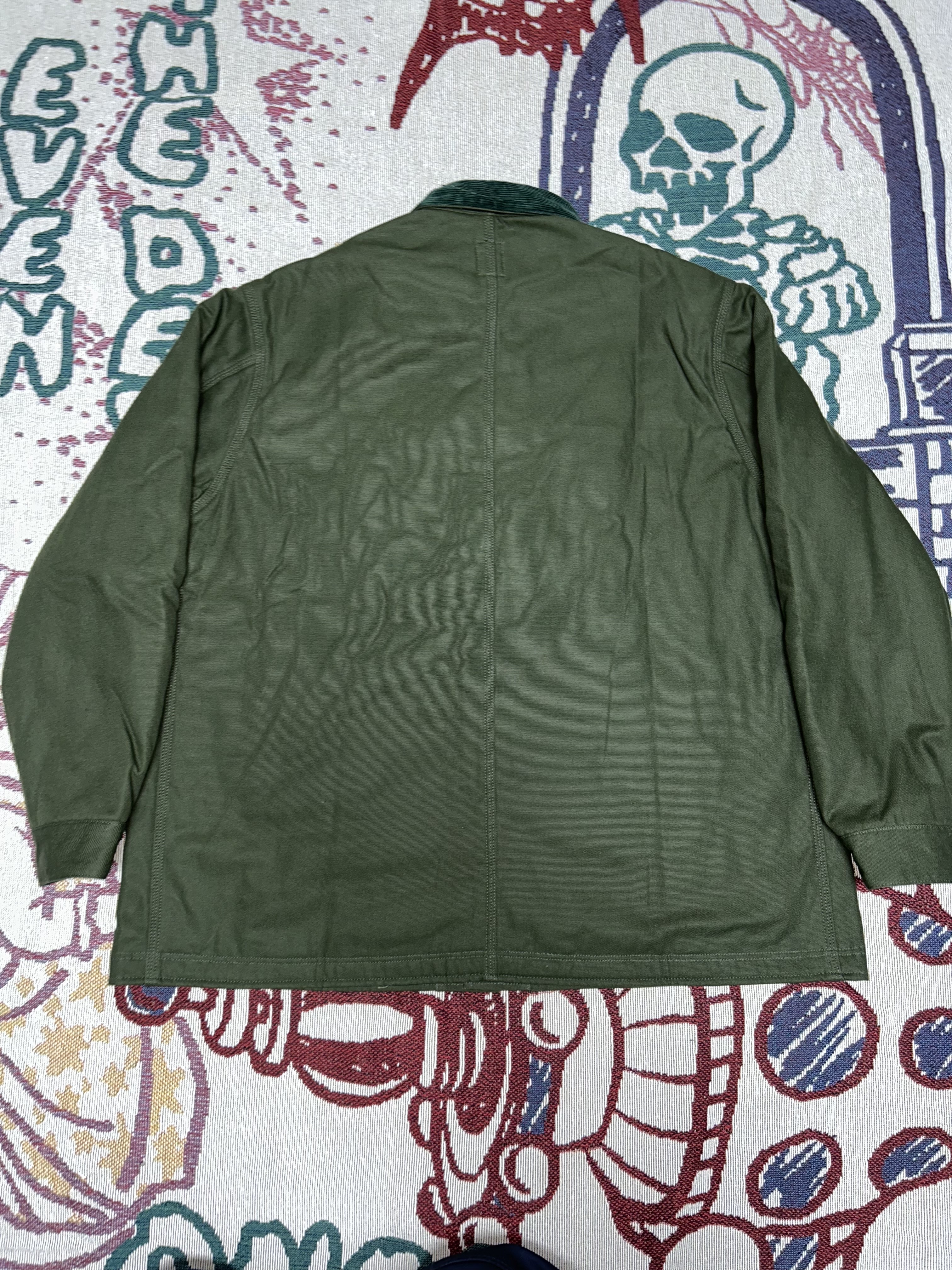 South2 West8 Coverall Jacket Green 착용 스타일 - 5