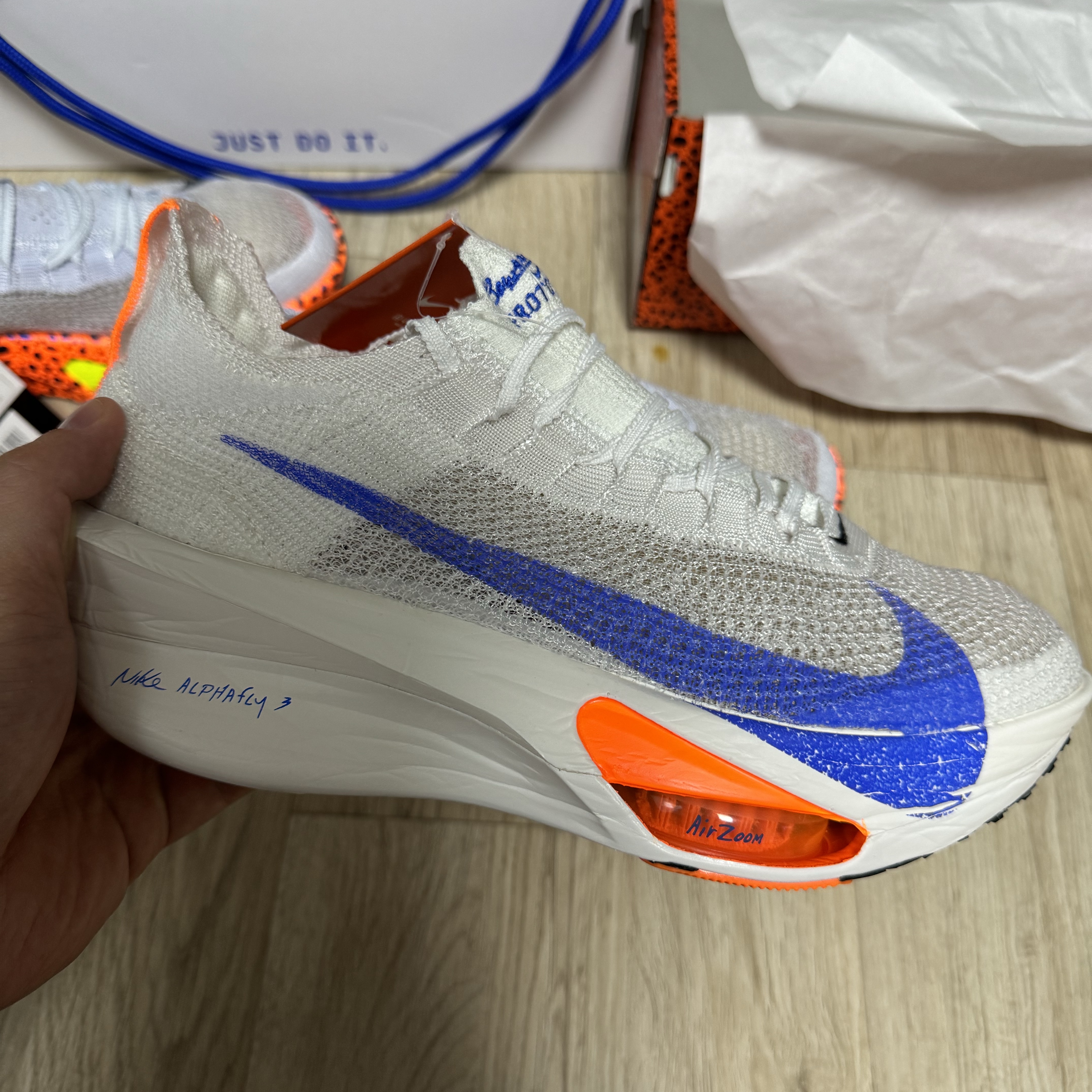 Nike Air Zoom Alphafly Next% 3 Blueprint 착용 스타일 - 1