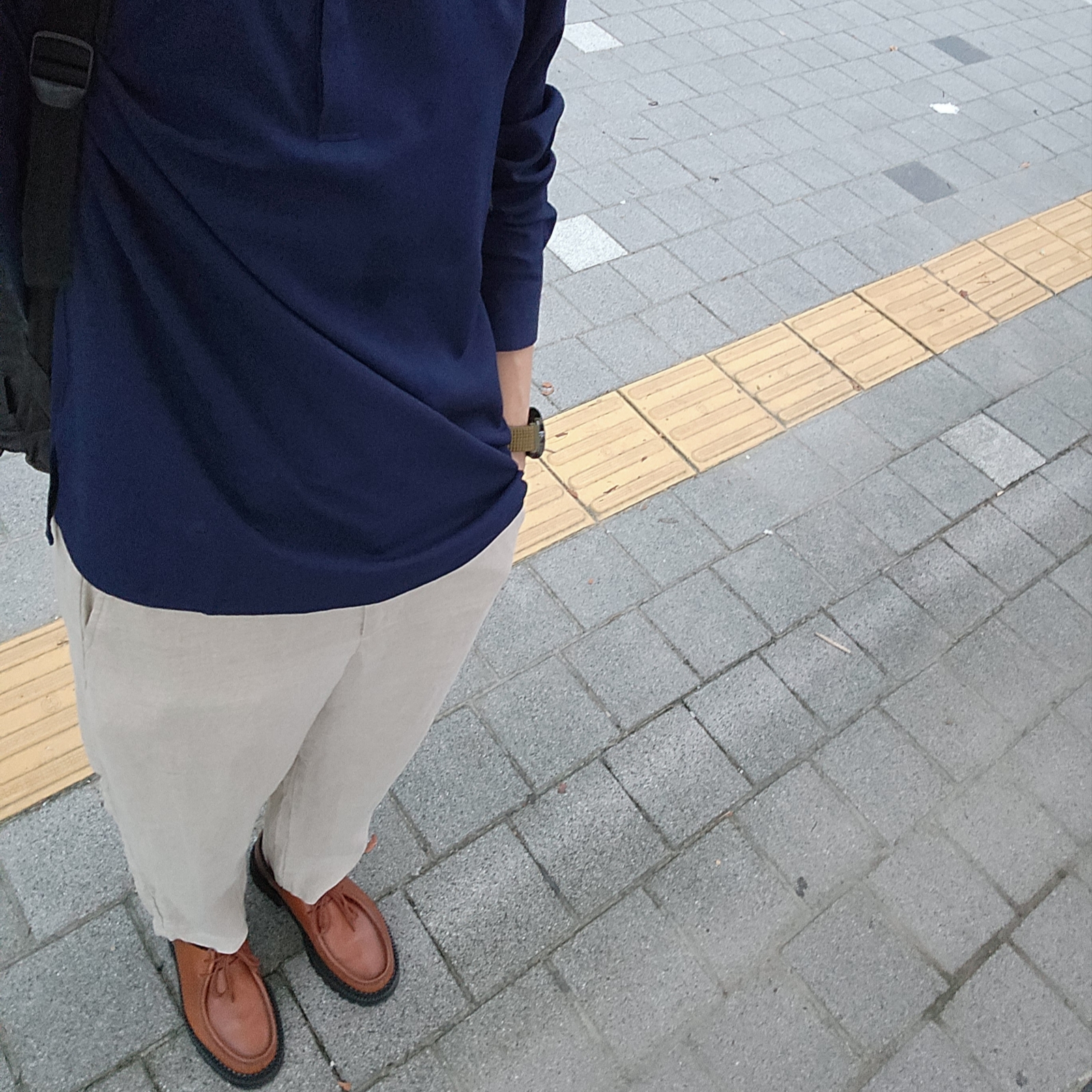 Paraboot Michael Lisse Marron 착용 스타일 - 1