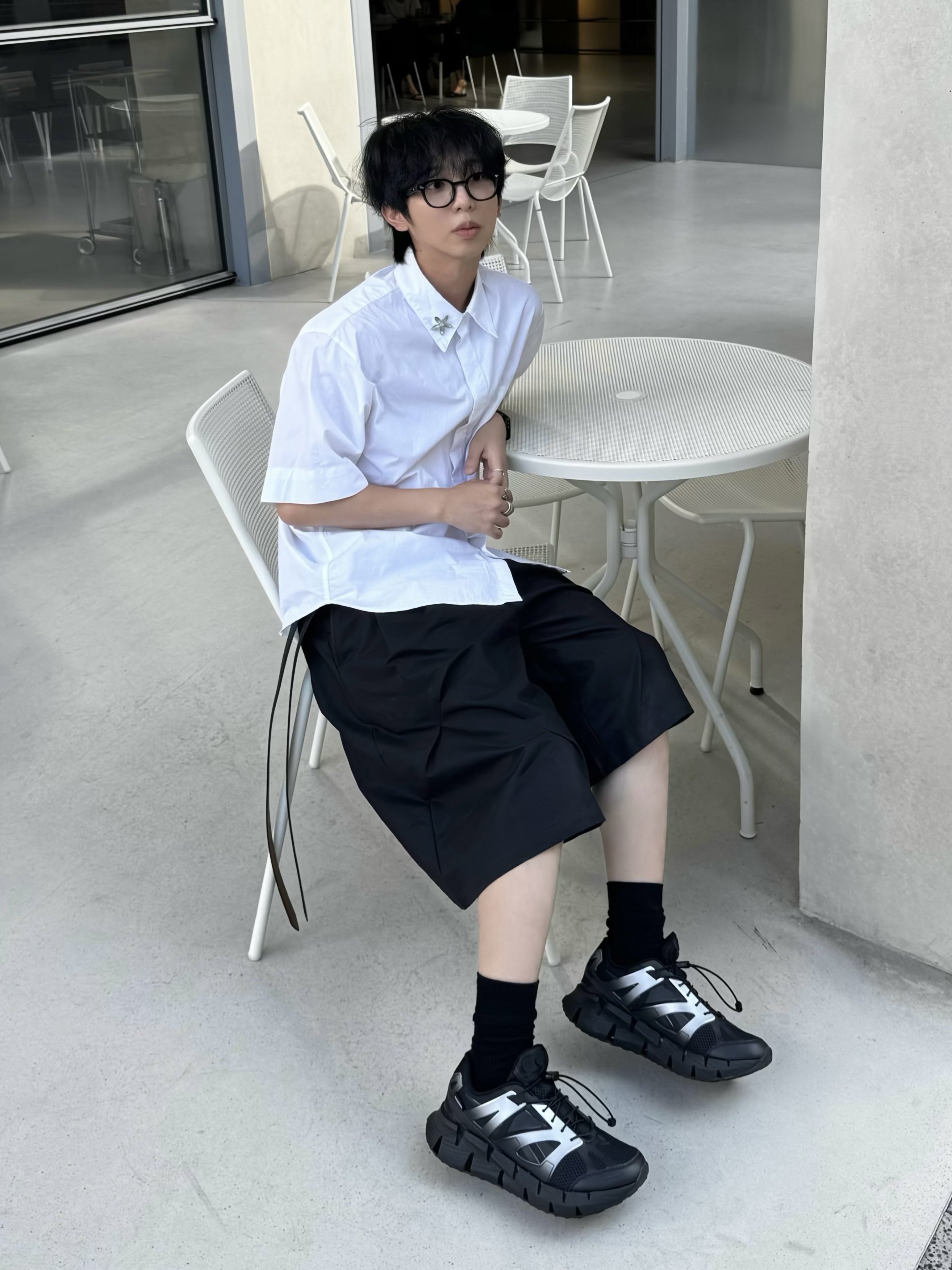Reebok x Songzio Premier Floatzig Shadow Black 착용 스타일 - 1