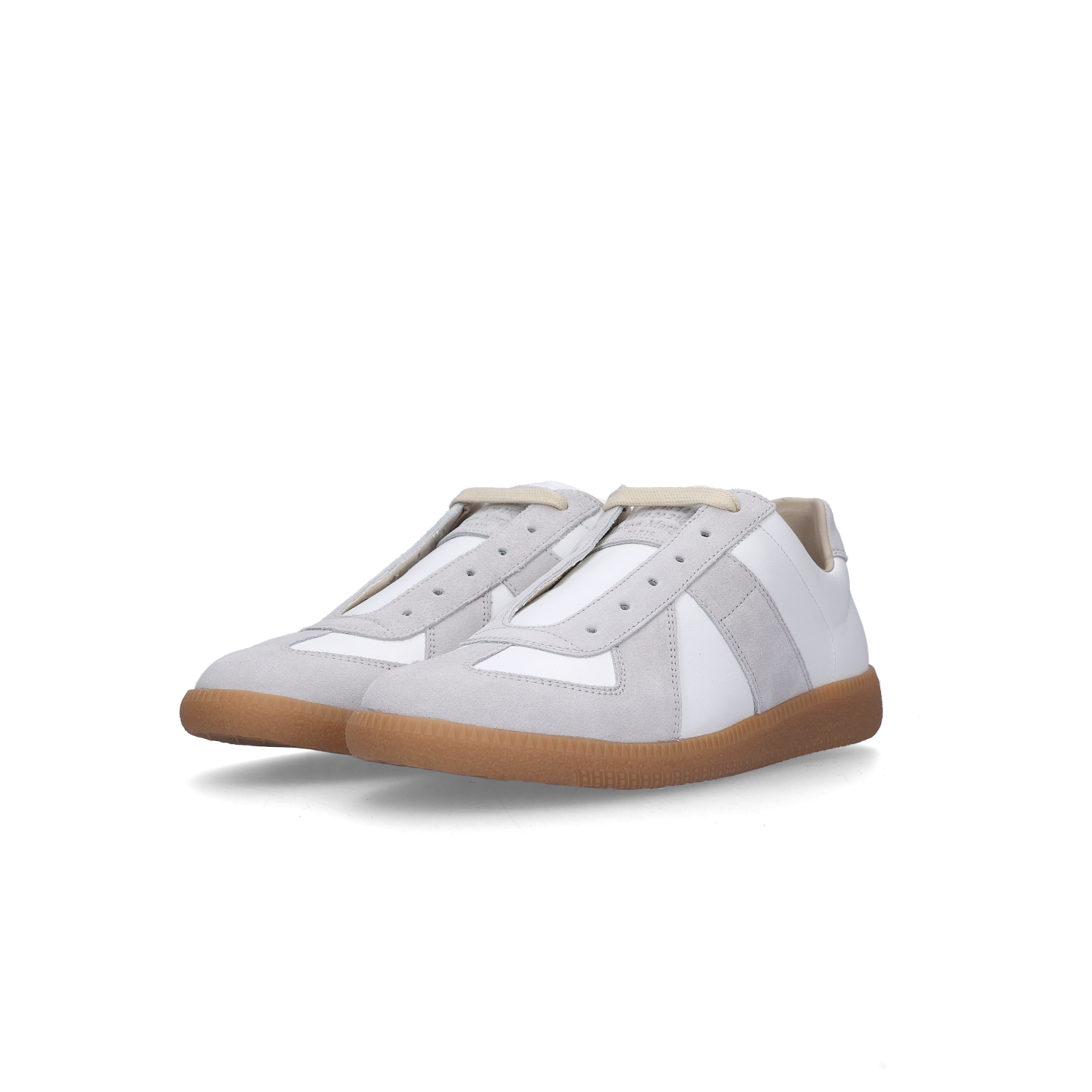 (W) Maison Margiela Calfskin Replica Sneakers White