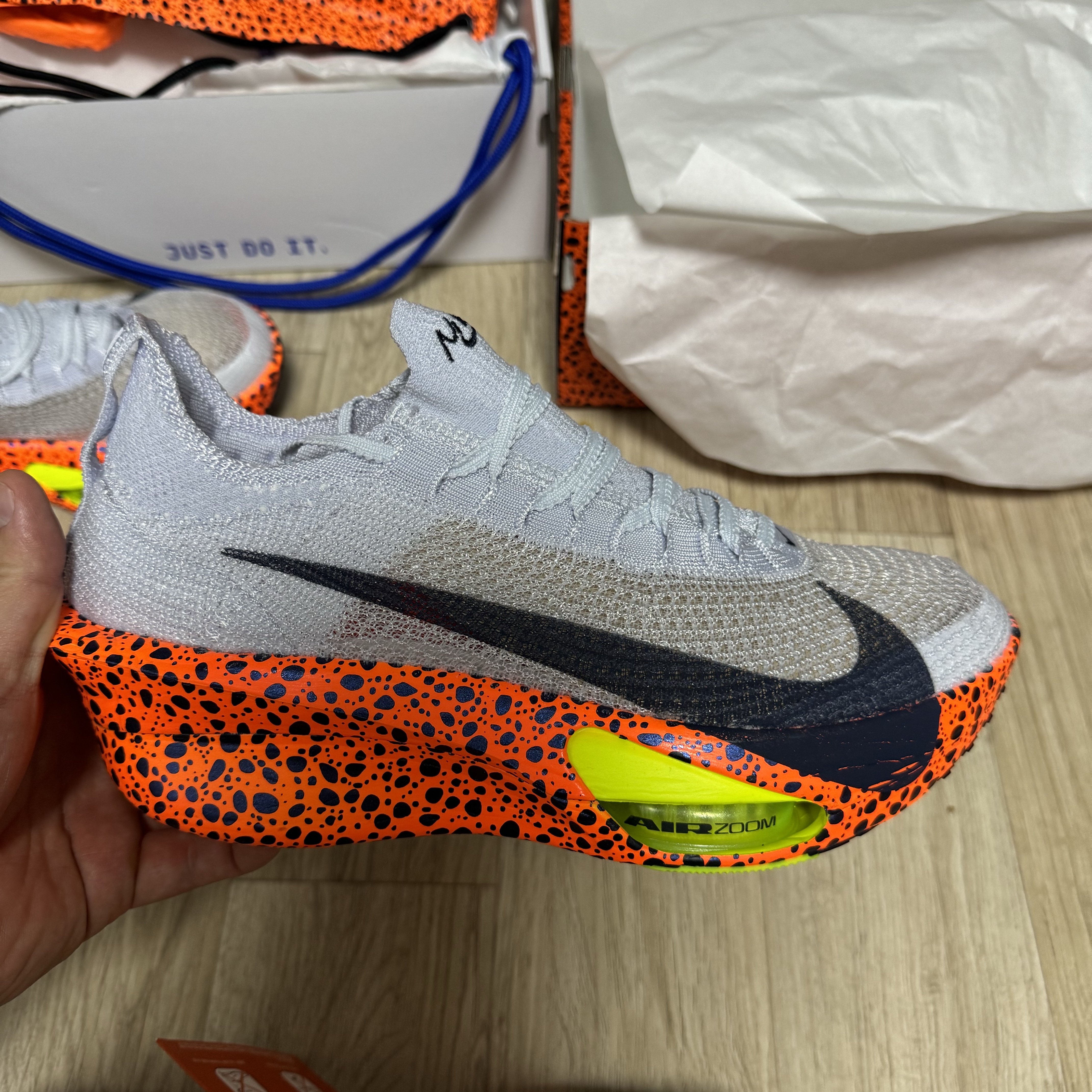 Nike Air Zoom Alphafly Next% 3 Olympic Safari 착용 스타일 - 2