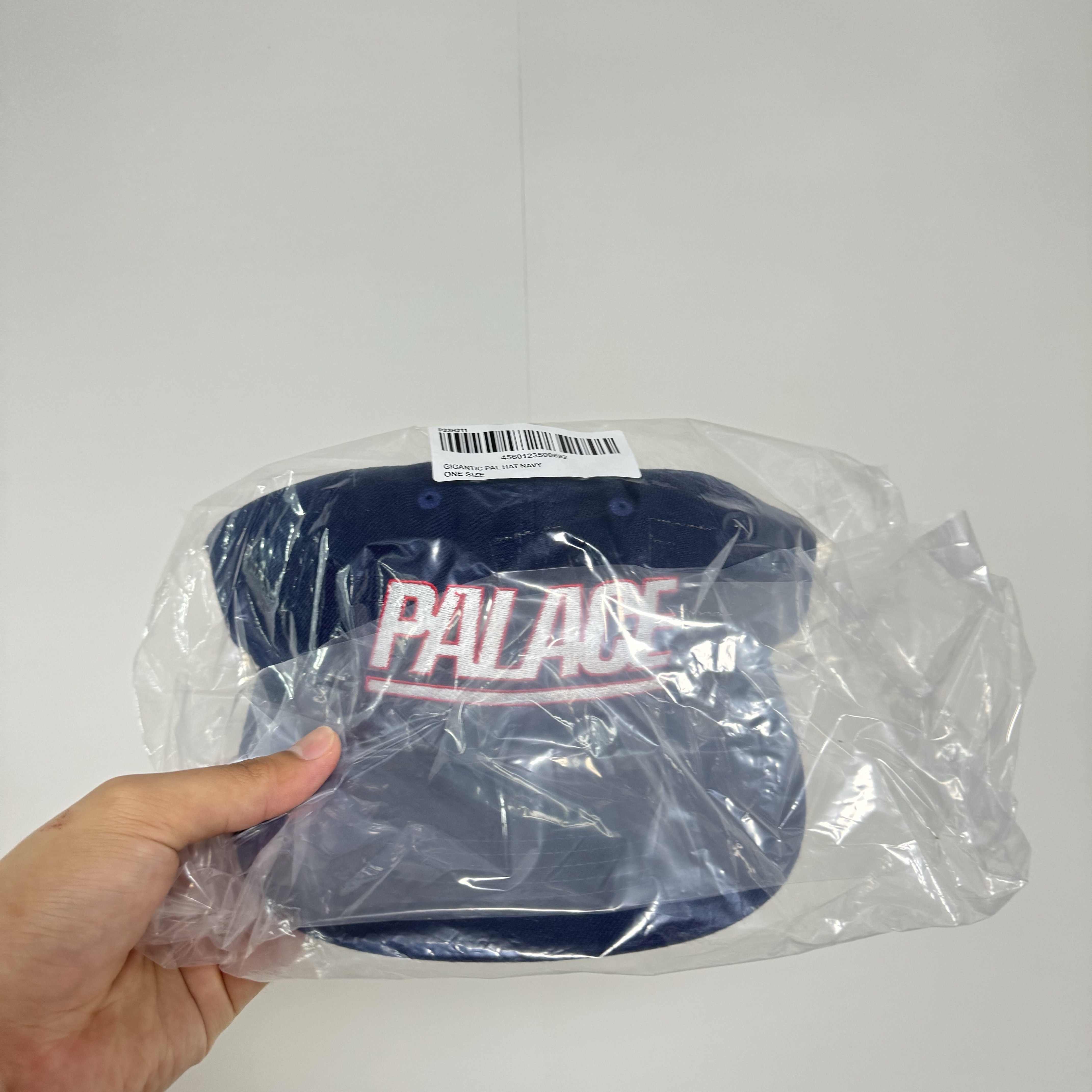 Palace Gigantic Pal Hat Navy - 23SS 착용 스타일