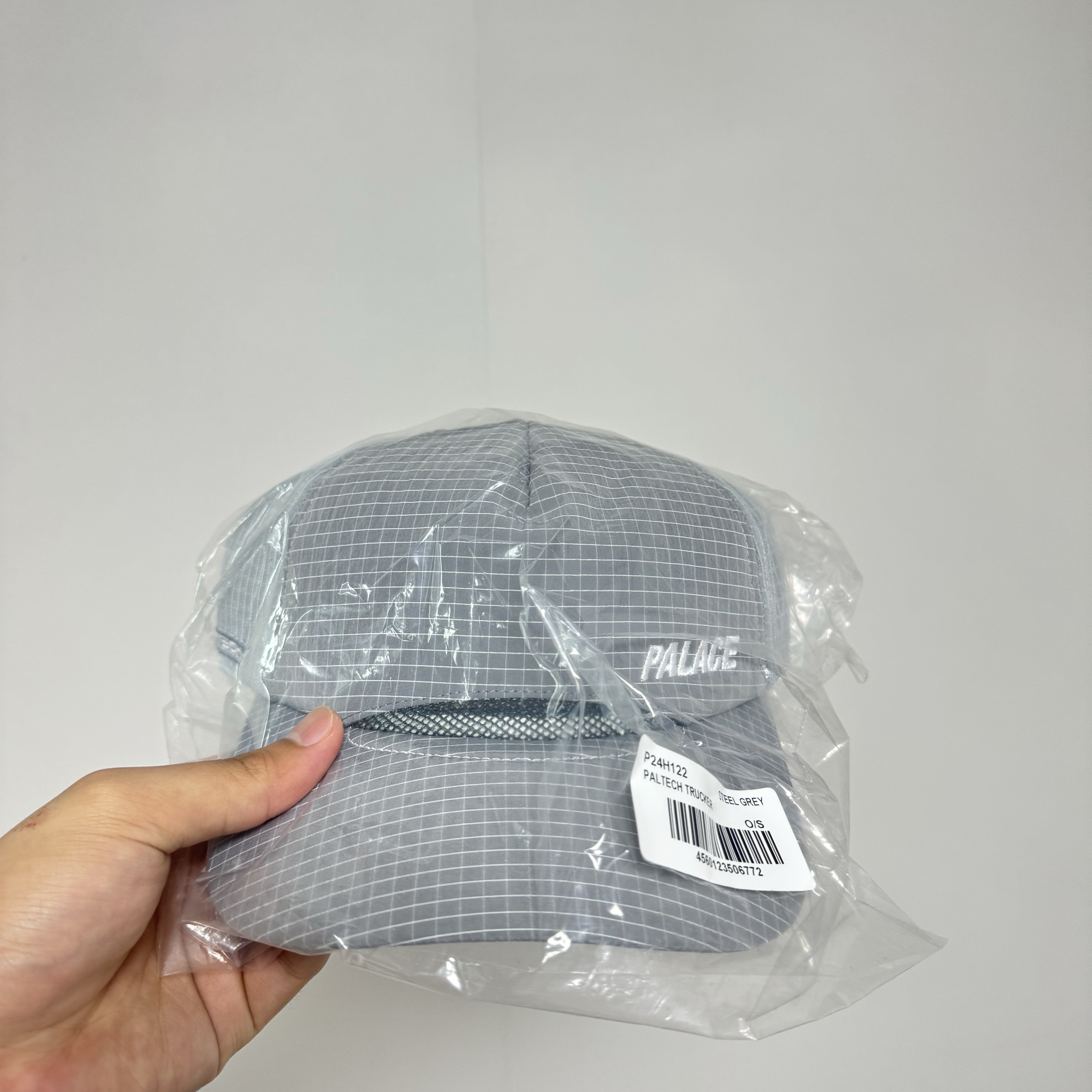 Palace Paltech Trucker Steel Grey - 23SS 착용 스타일